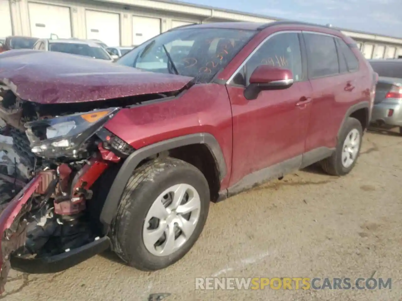 2 Photograph of a damaged car 2T3K1RFV4KW036396 TOYOTA RAV4 2019