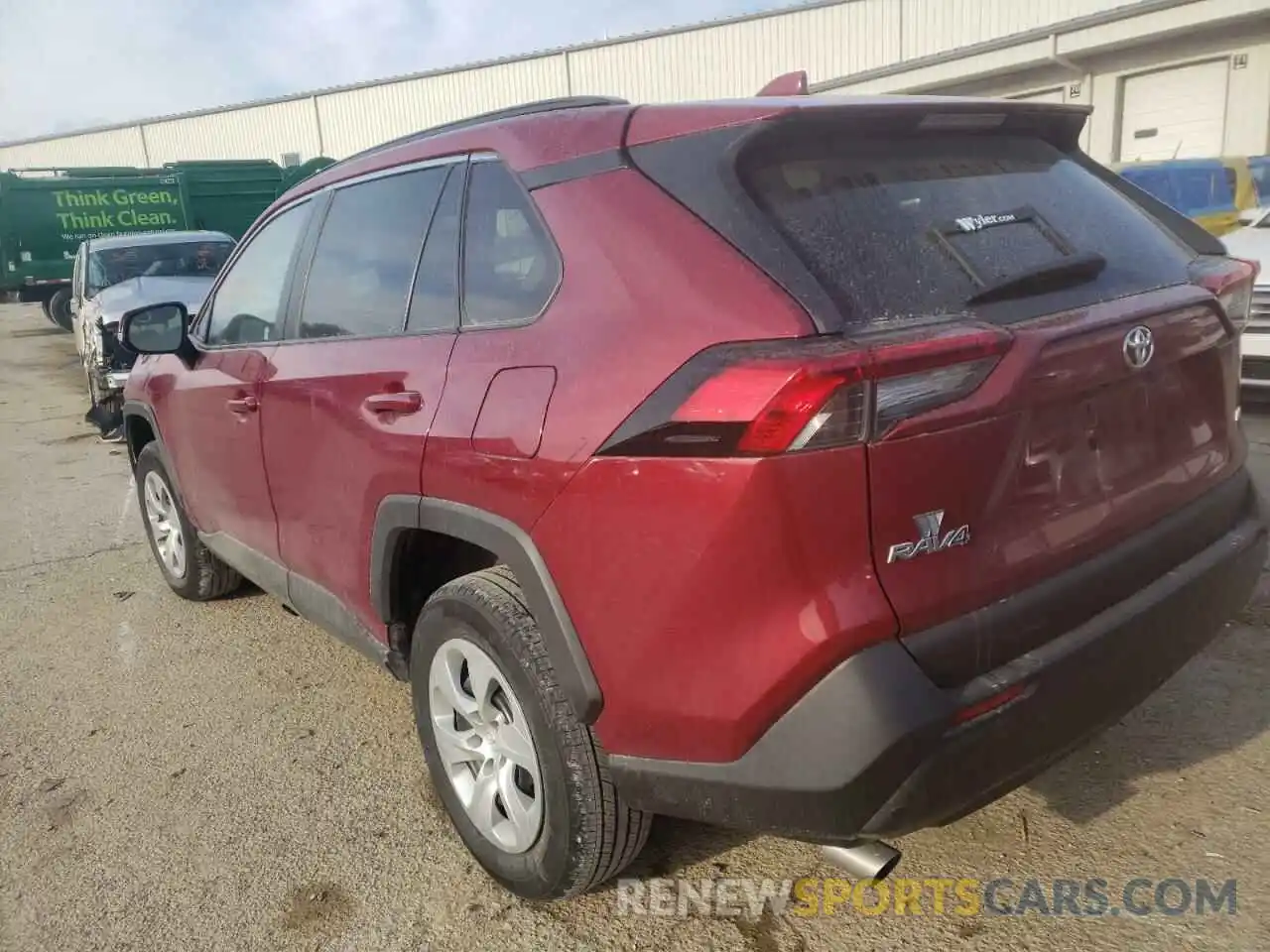 3 Photograph of a damaged car 2T3K1RFV4KW036396 TOYOTA RAV4 2019