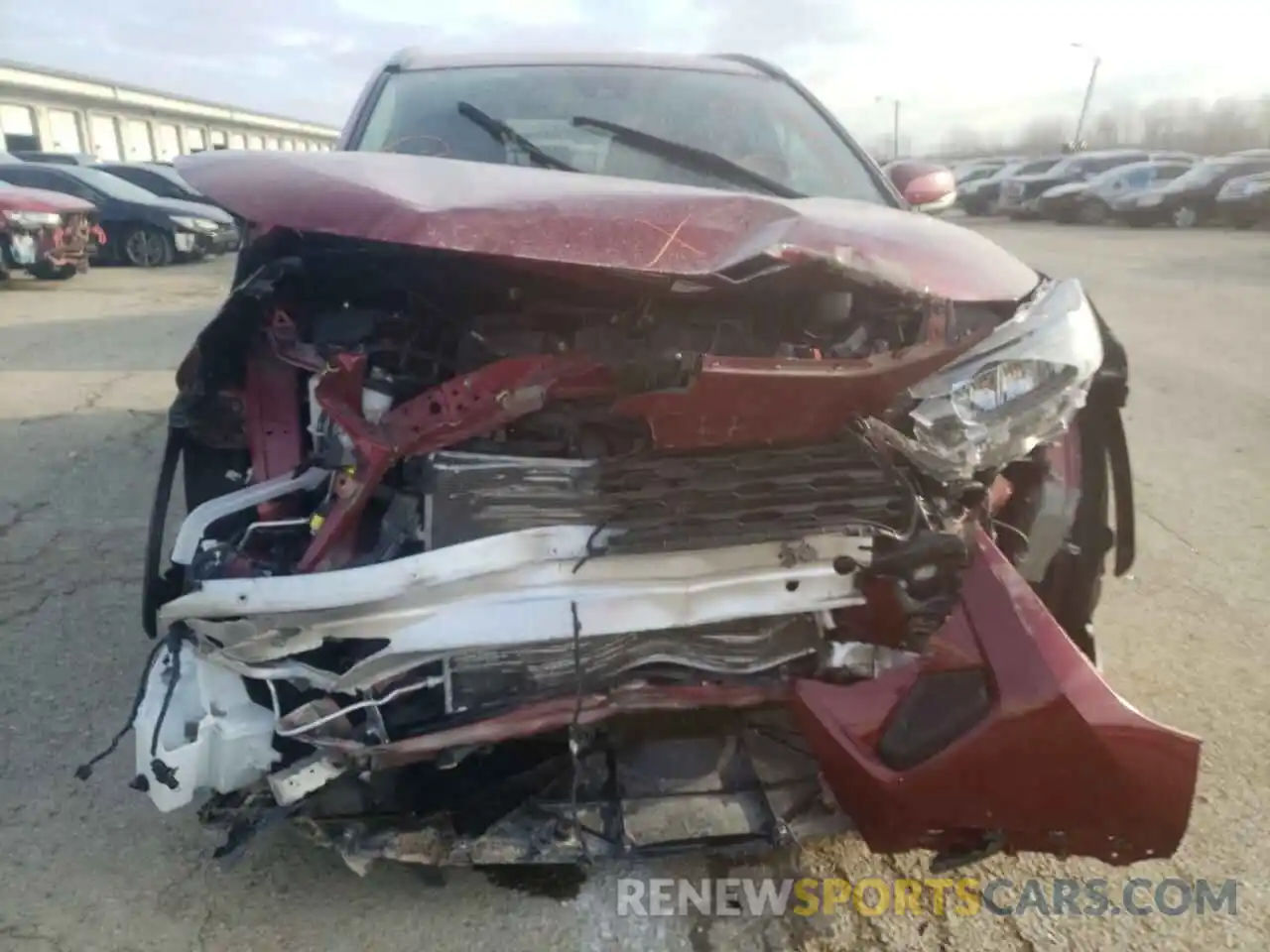 9 Photograph of a damaged car 2T3K1RFV4KW036396 TOYOTA RAV4 2019