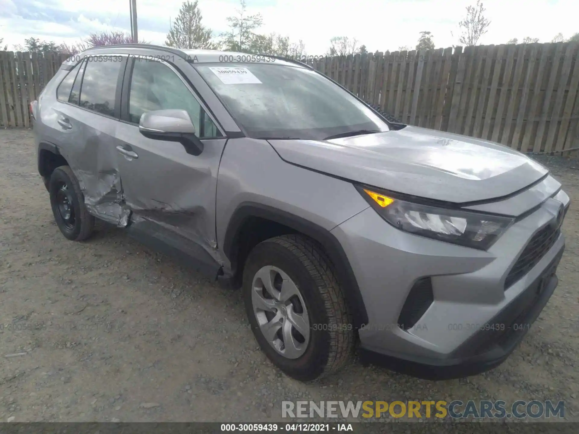 1 Фотография поврежденного автомобиля 2T3K1RFV4KW036463 TOYOTA RAV4 2019