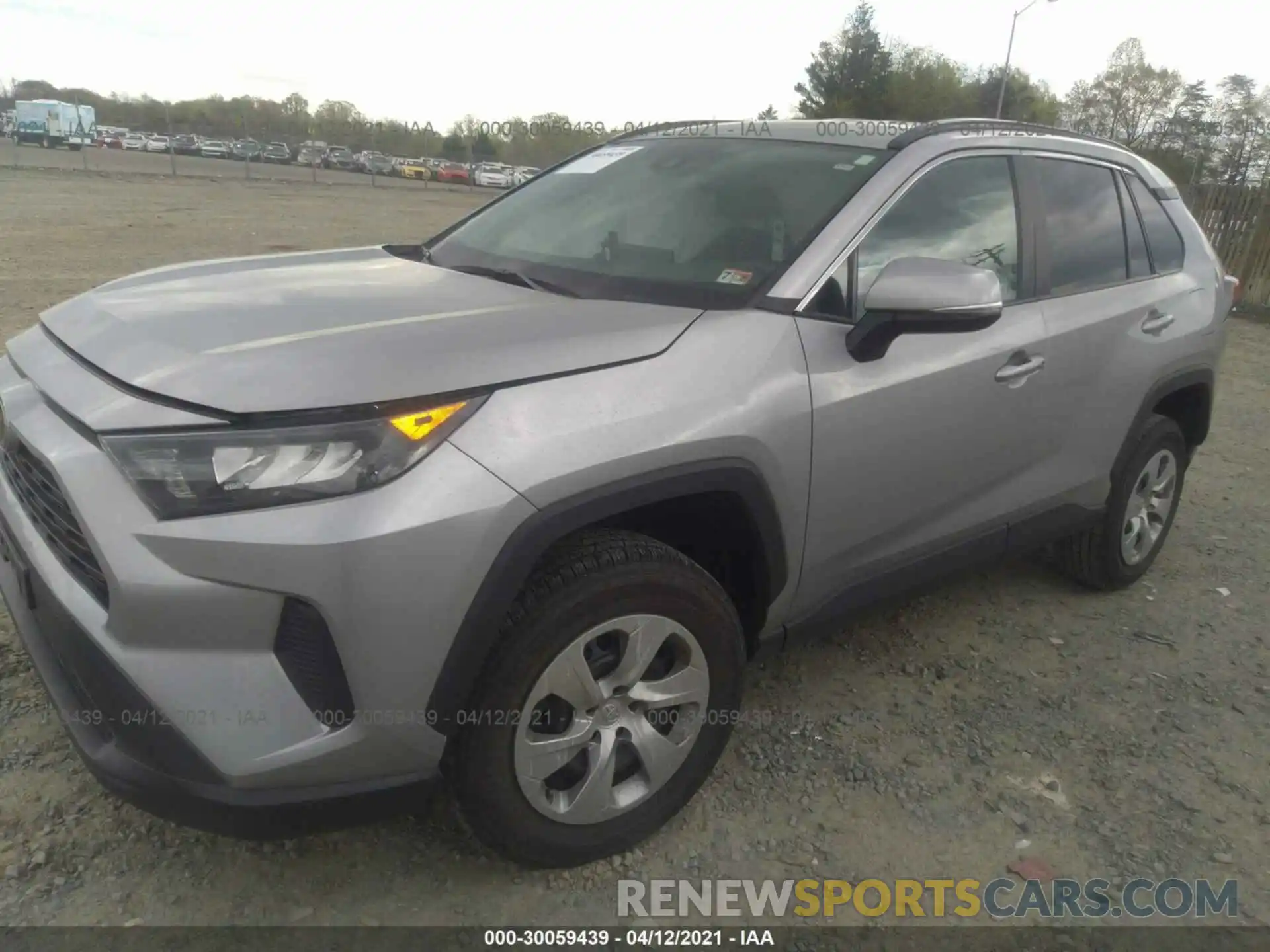 2 Photograph of a damaged car 2T3K1RFV4KW036463 TOYOTA RAV4 2019