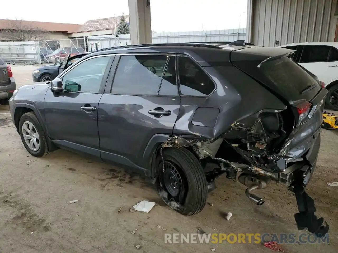 2 Photograph of a damaged car 2T3K1RFV4KW040352 TOYOTA RAV4 2019