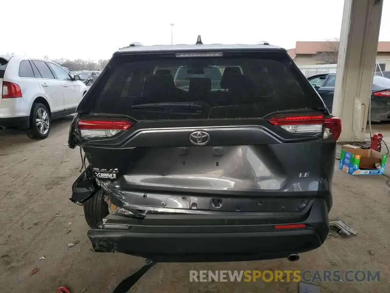 6 Photograph of a damaged car 2T3K1RFV4KW040352 TOYOTA RAV4 2019