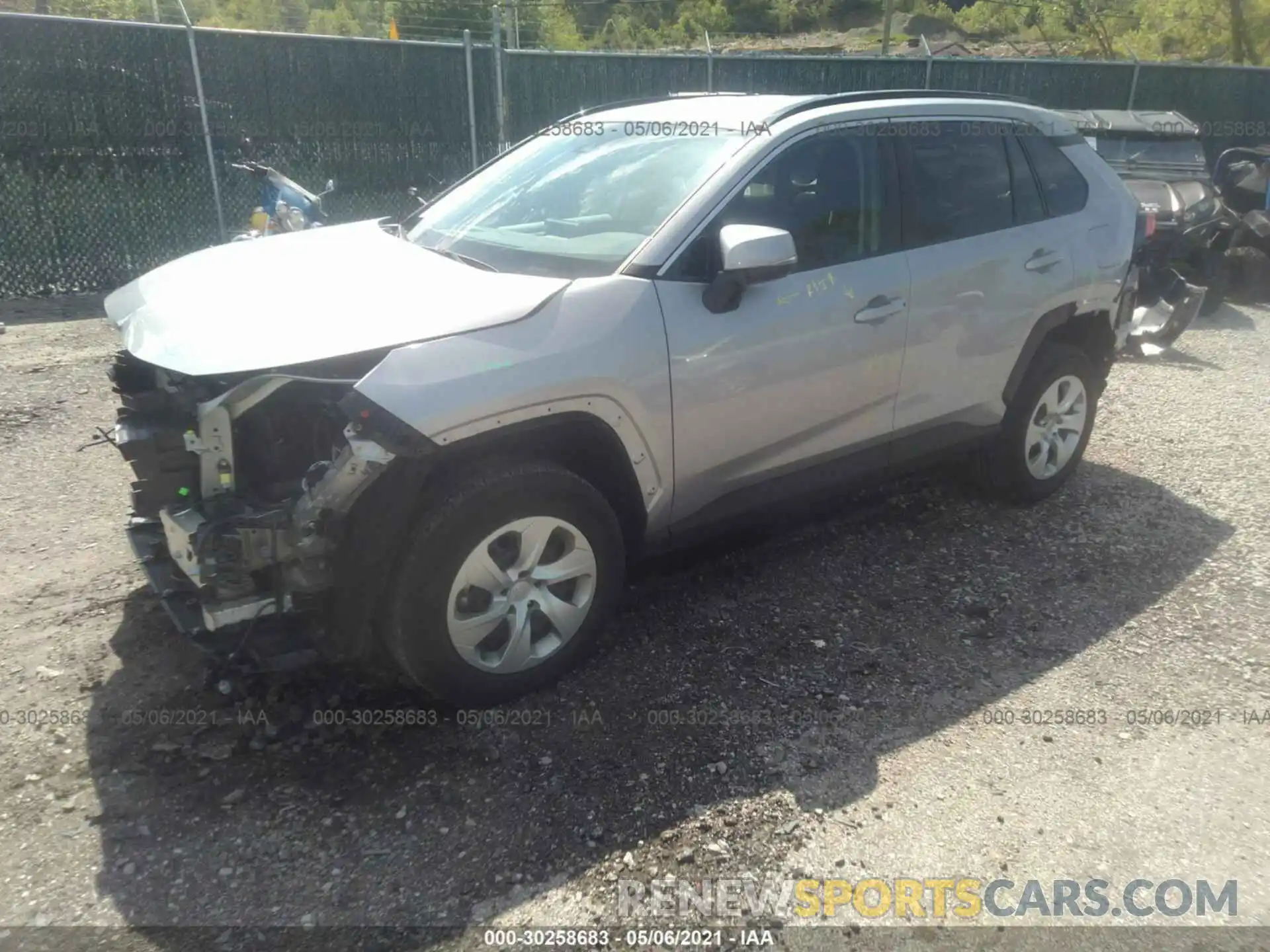 2 Photograph of a damaged car 2T3K1RFV4KW047124 TOYOTA RAV4 2019