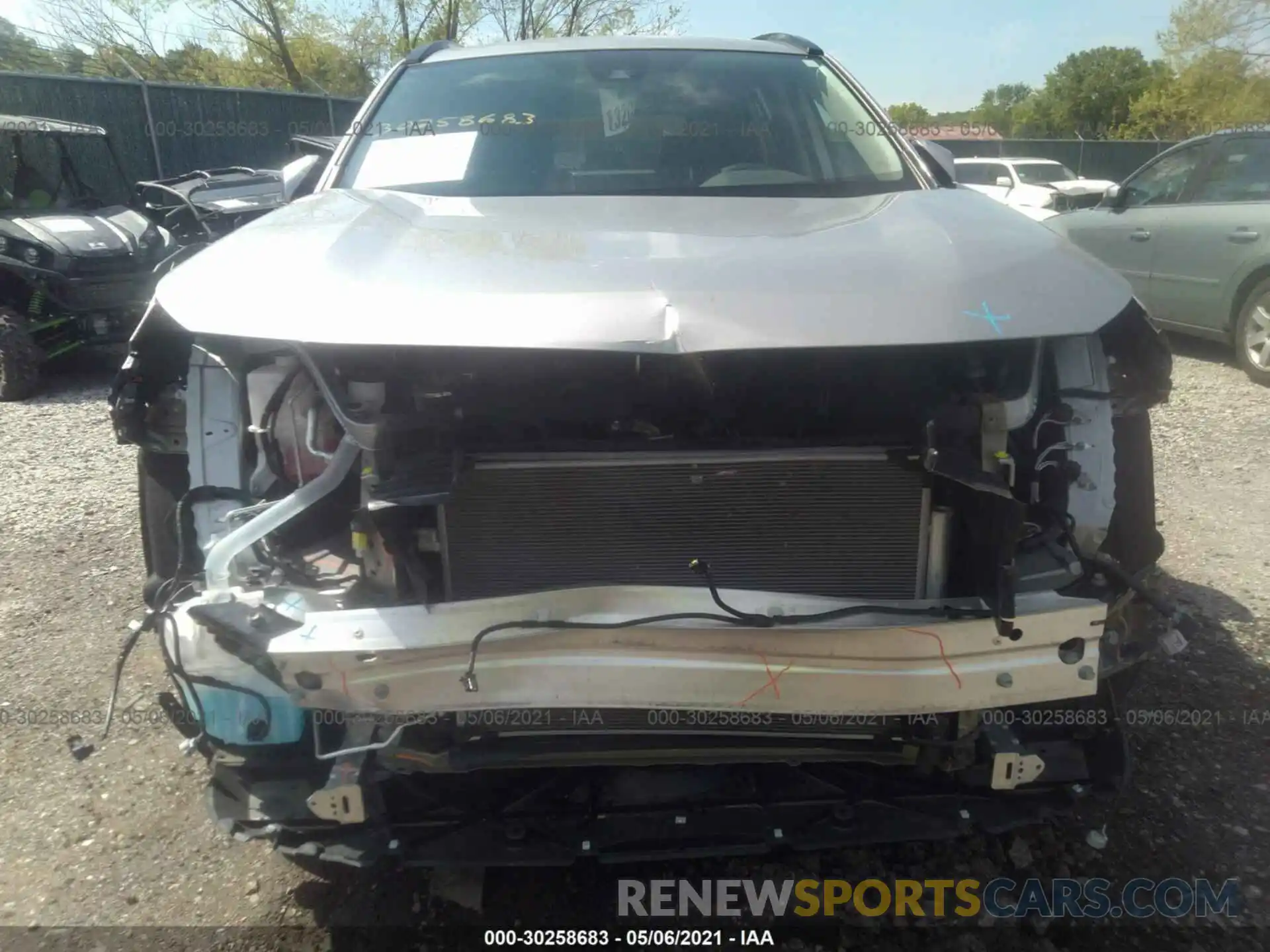 6 Photograph of a damaged car 2T3K1RFV4KW047124 TOYOTA RAV4 2019