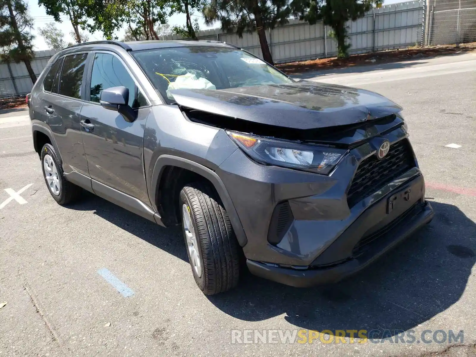 1 Photograph of a damaged car 2T3K1RFV5KC013825 TOYOTA RAV4 2019