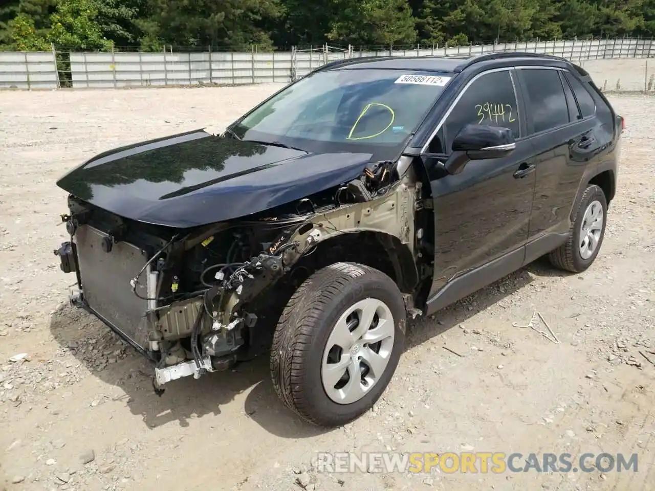 2 Photograph of a damaged car 2T3K1RFV5KC027725 TOYOTA RAV4 2019