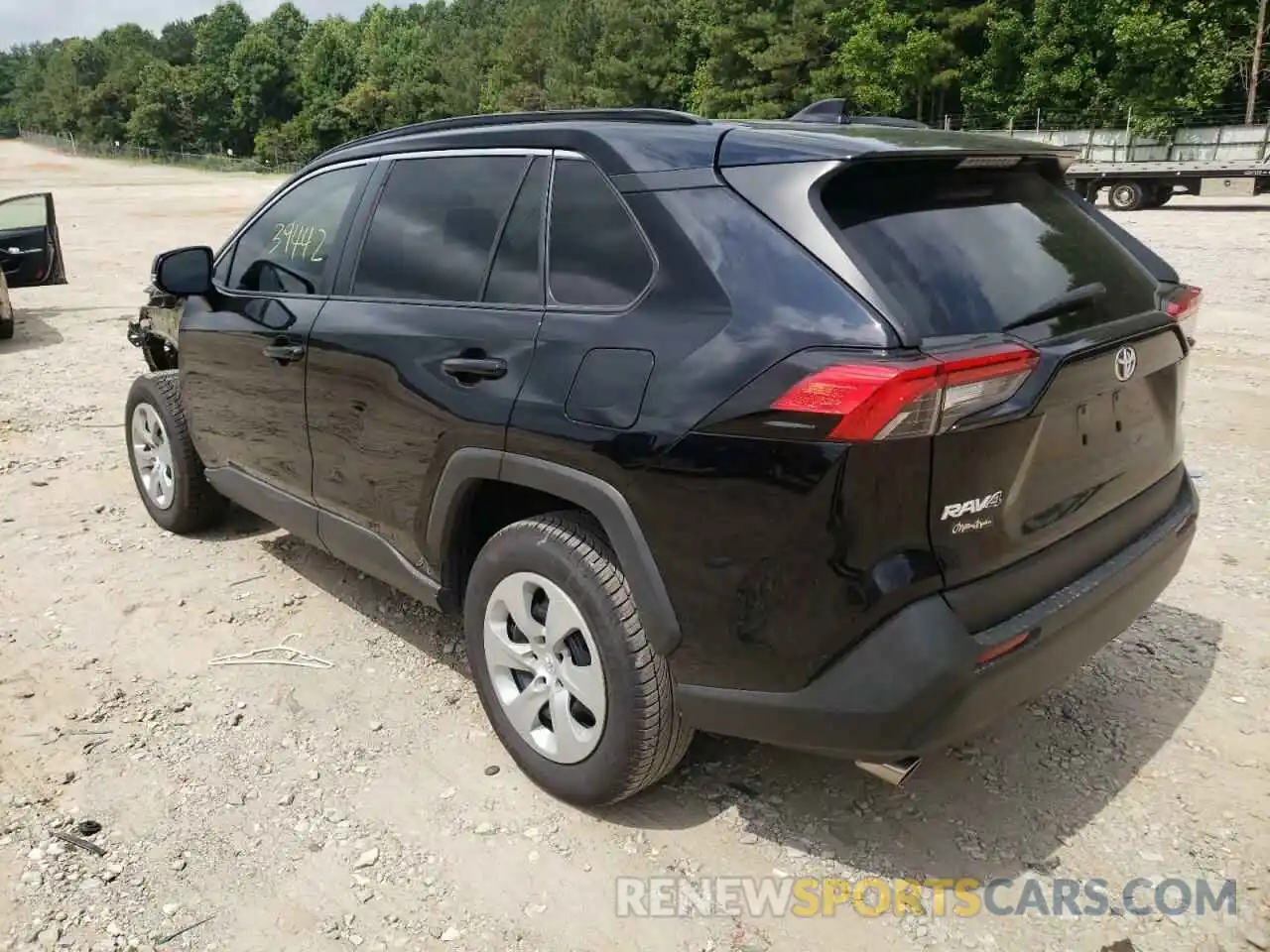 3 Фотография поврежденного автомобиля 2T3K1RFV5KC027725 TOYOTA RAV4 2019