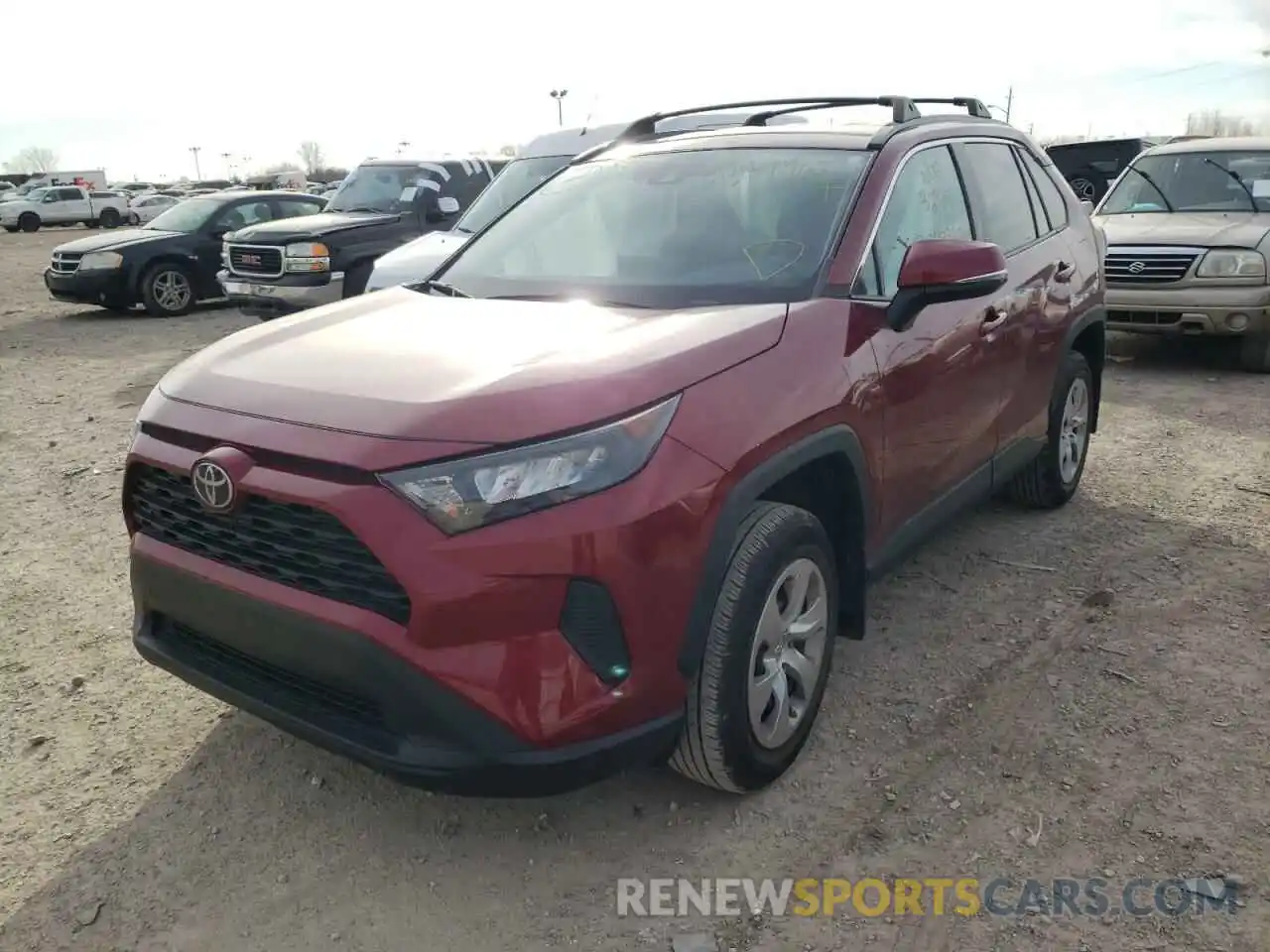 2 Фотография поврежденного автомобиля 2T3K1RFV5KW003052 TOYOTA RAV4 2019