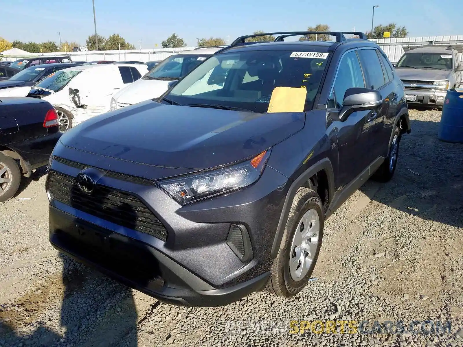 2 Фотография поврежденного автомобиля 2T3K1RFV5KW012561 TOYOTA RAV4 2019