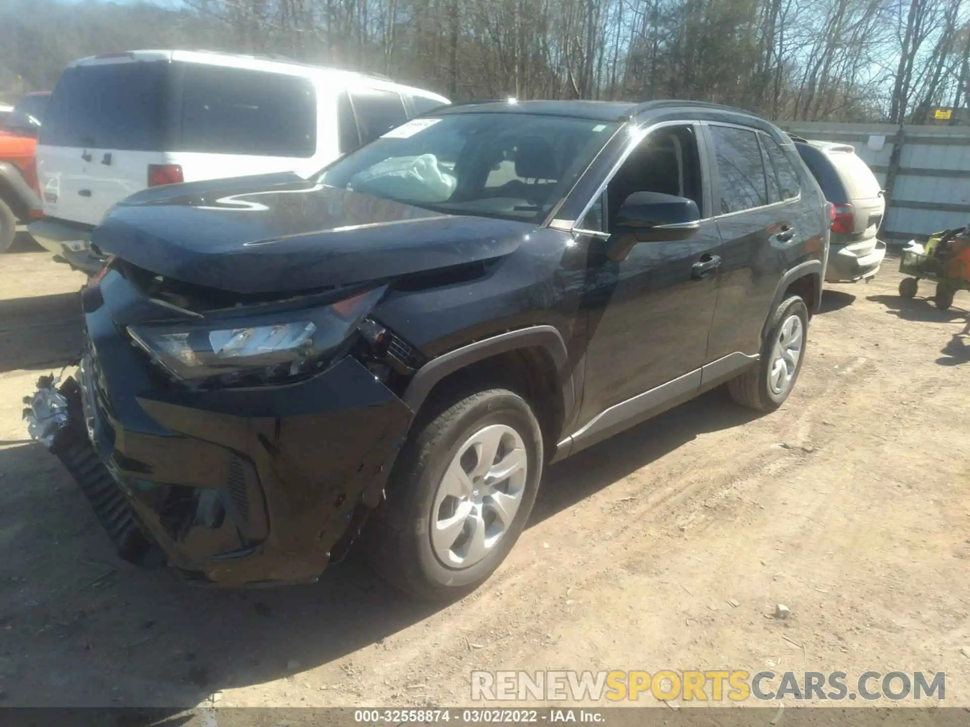 2 Photograph of a damaged car 2T3K1RFV5KW030736 TOYOTA RAV4 2019