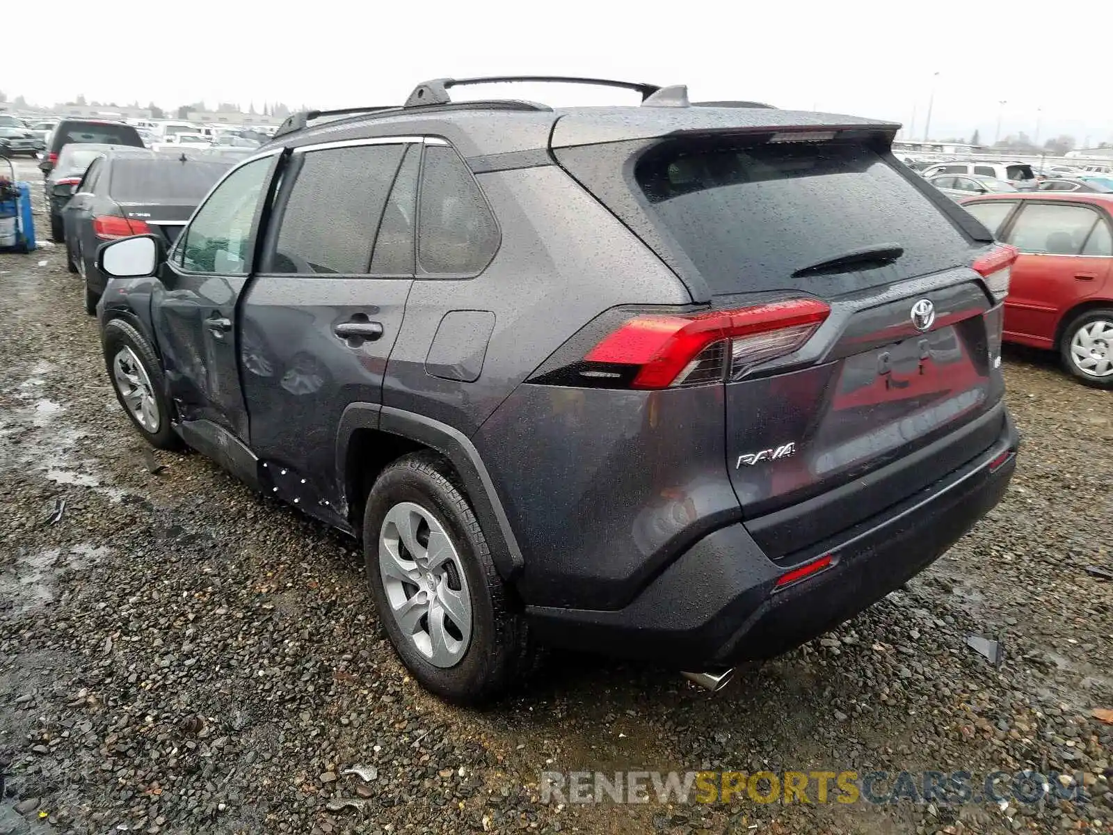 3 Фотография поврежденного автомобиля 2T3K1RFV5KW034317 TOYOTA RAV4 2019