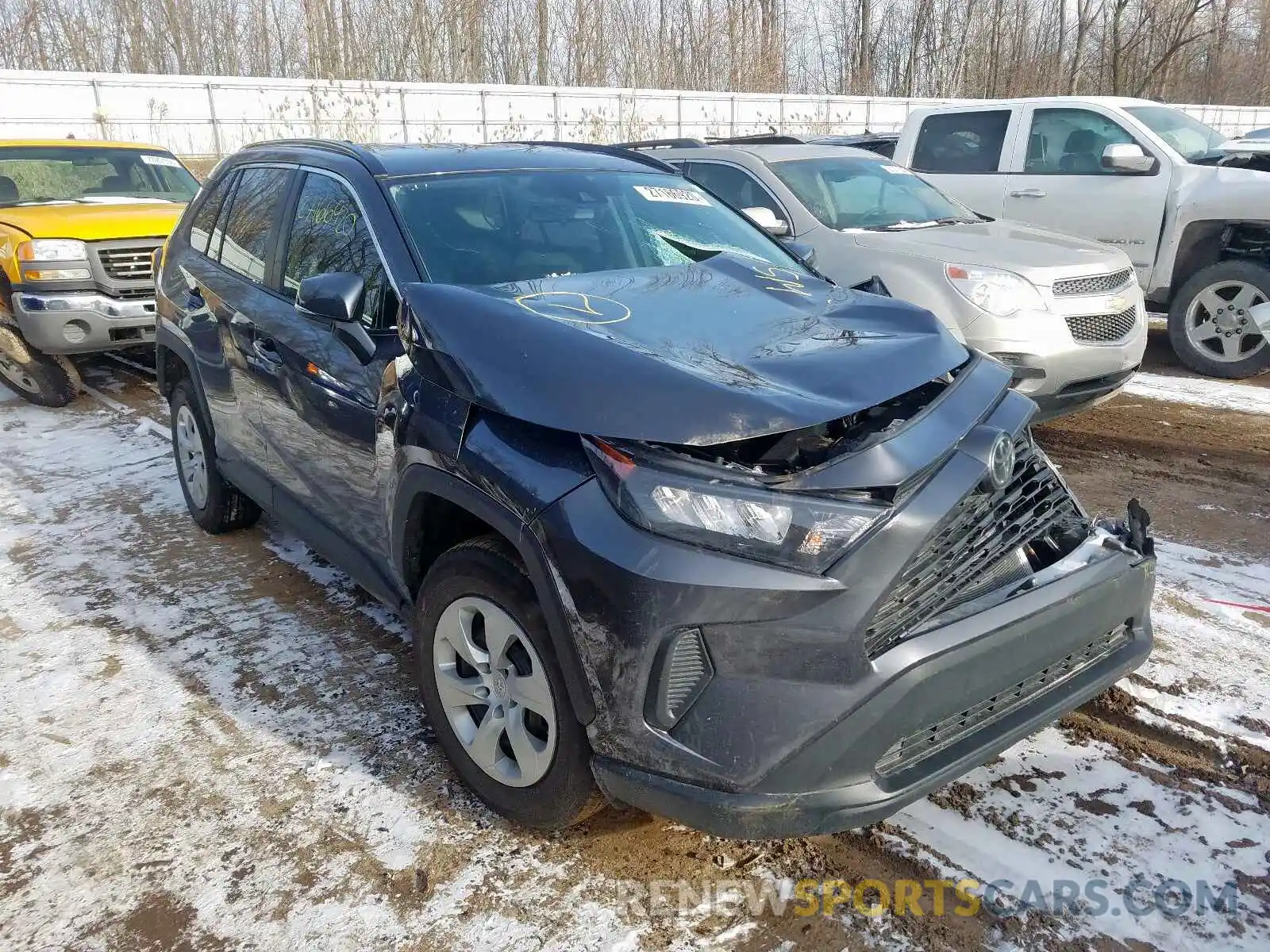 1 Photograph of a damaged car 2T3K1RFV5KW037900 TOYOTA RAV4 2019