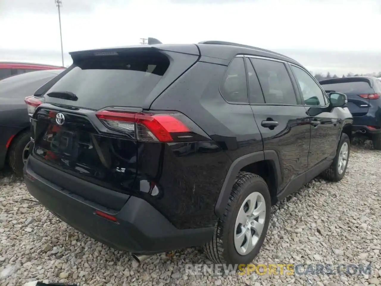 4 Photograph of a damaged car 2T3K1RFV5KW038187 TOYOTA RAV4 2019