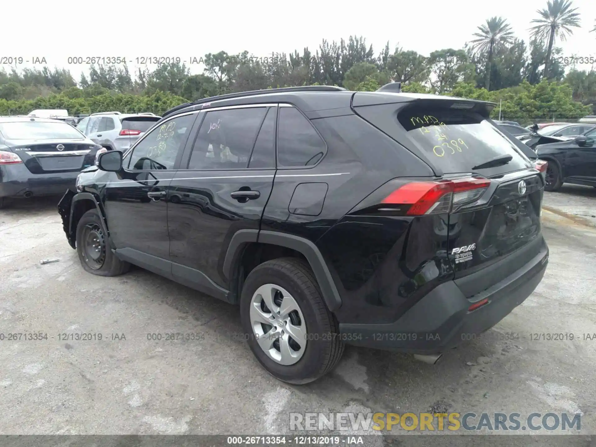 3 Photograph of a damaged car 2T3K1RFV5KW040389 TOYOTA RAV4 2019