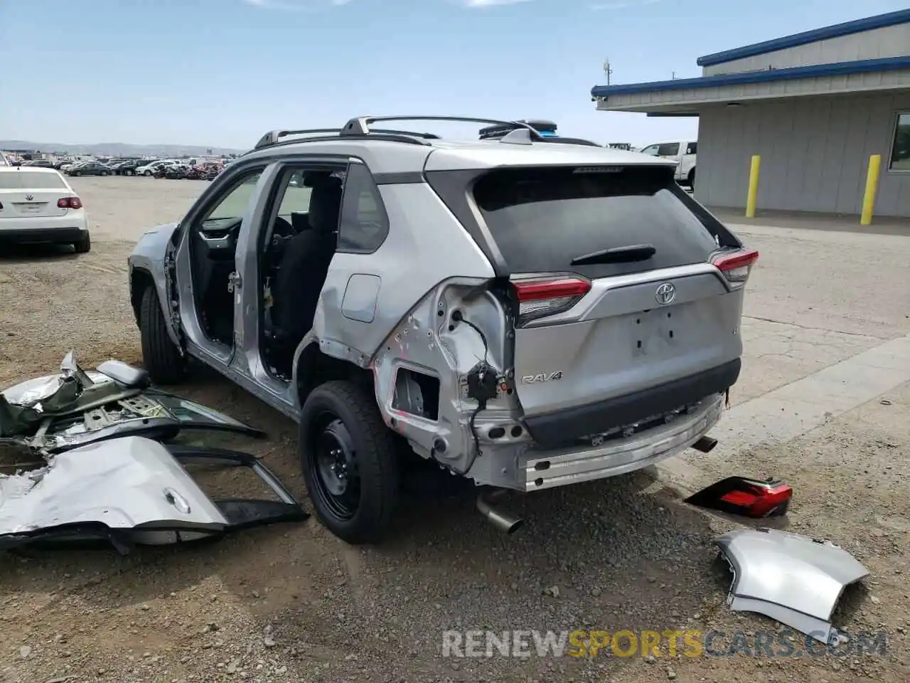 3 Photograph of a damaged car 2T3K1RFV6KW011824 TOYOTA RAV4 2019