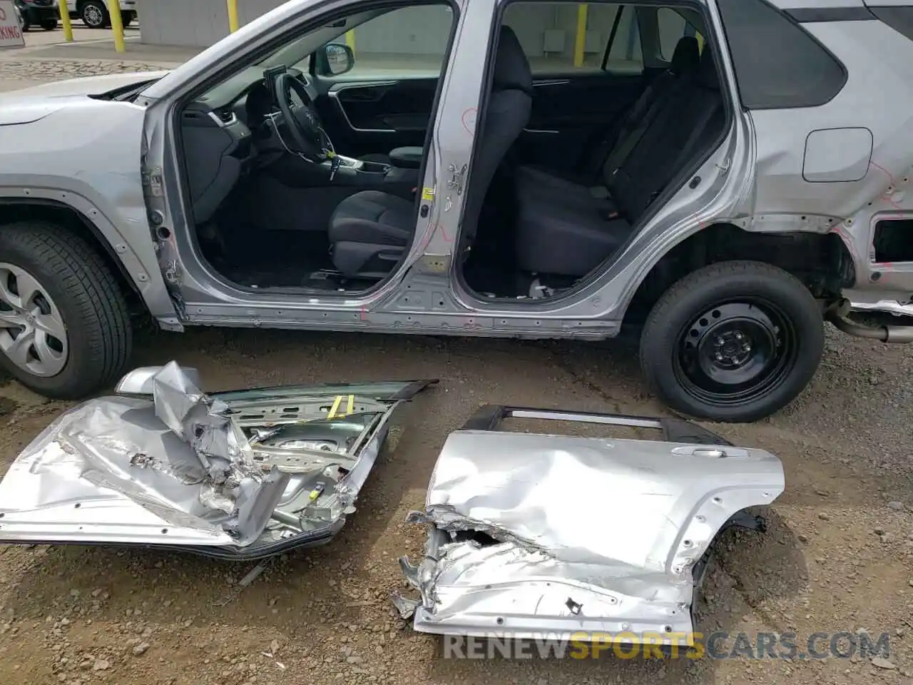 9 Photograph of a damaged car 2T3K1RFV6KW011824 TOYOTA RAV4 2019