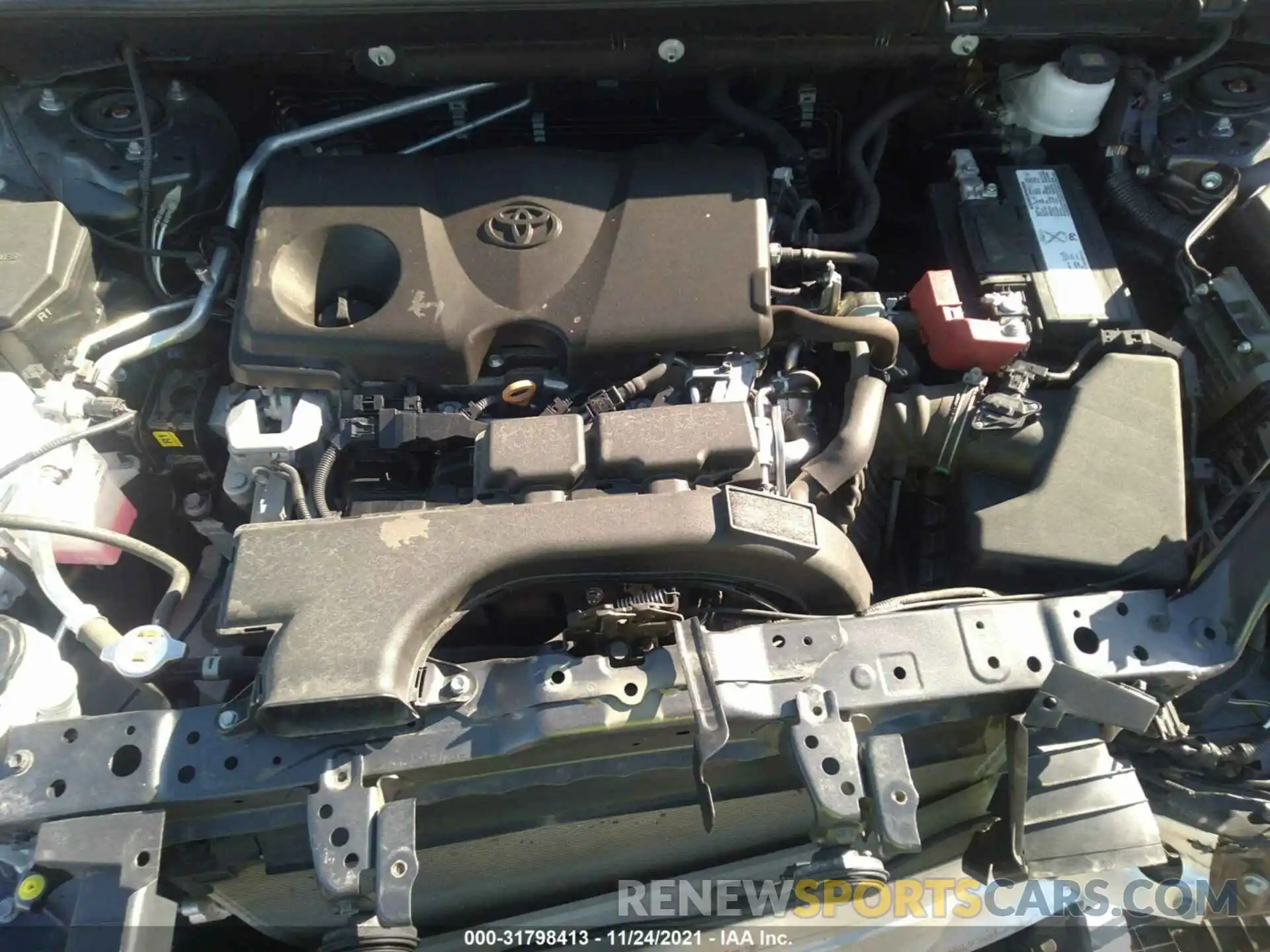 10 Фотография поврежденного автомобиля 2T3K1RFV6KW015873 TOYOTA RAV4 2019