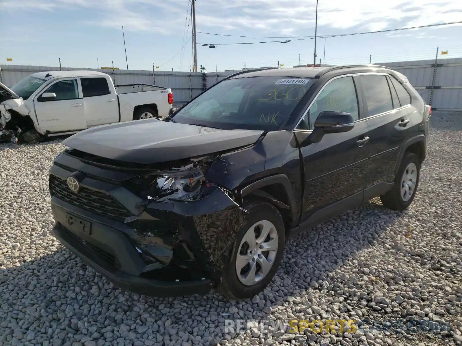 2 Photograph of a damaged car 2T3K1RFV6KW026940 TOYOTA RAV4 2019