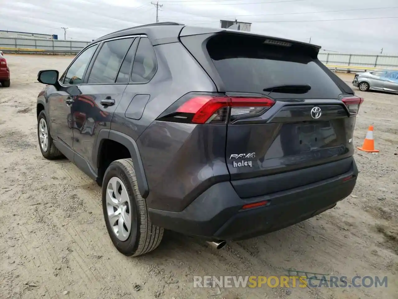 3 Photograph of a damaged car 2T3K1RFV6KW030700 TOYOTA RAV4 2019