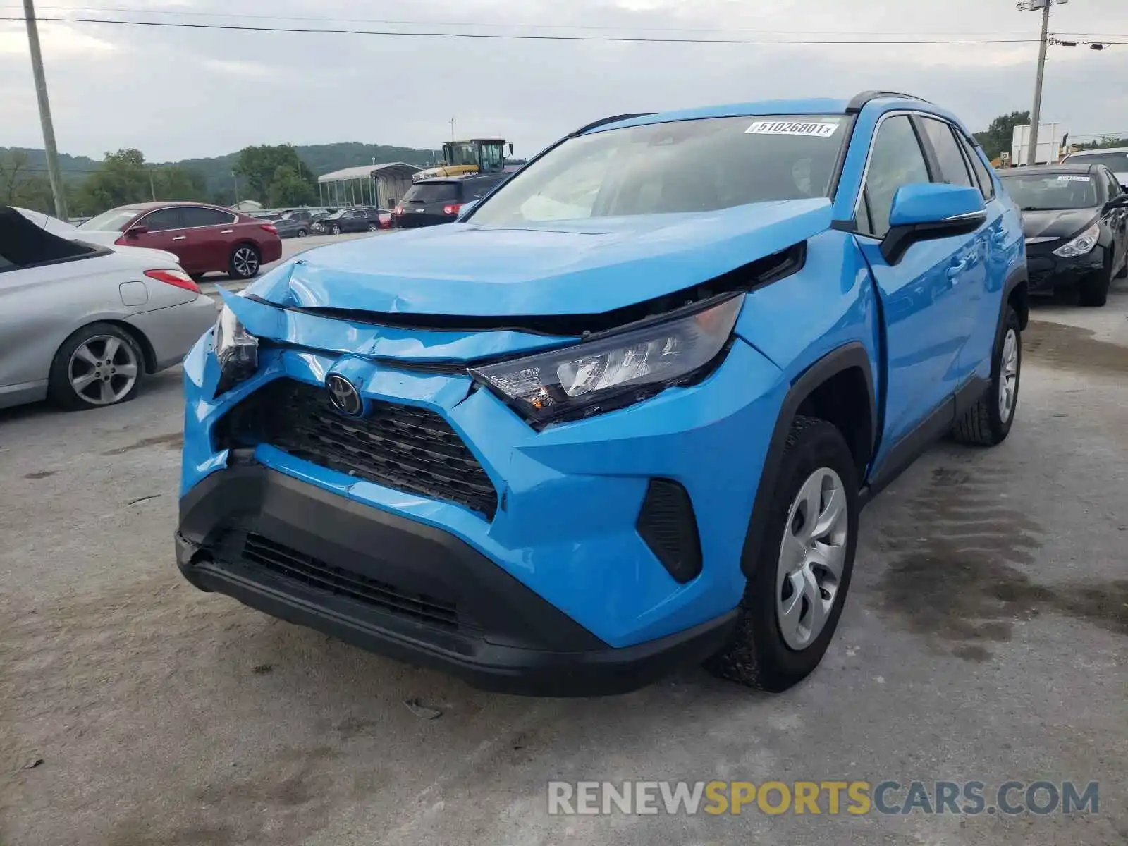 2 Photograph of a damaged car 2T3K1RFV6KW035153 TOYOTA RAV4 2019