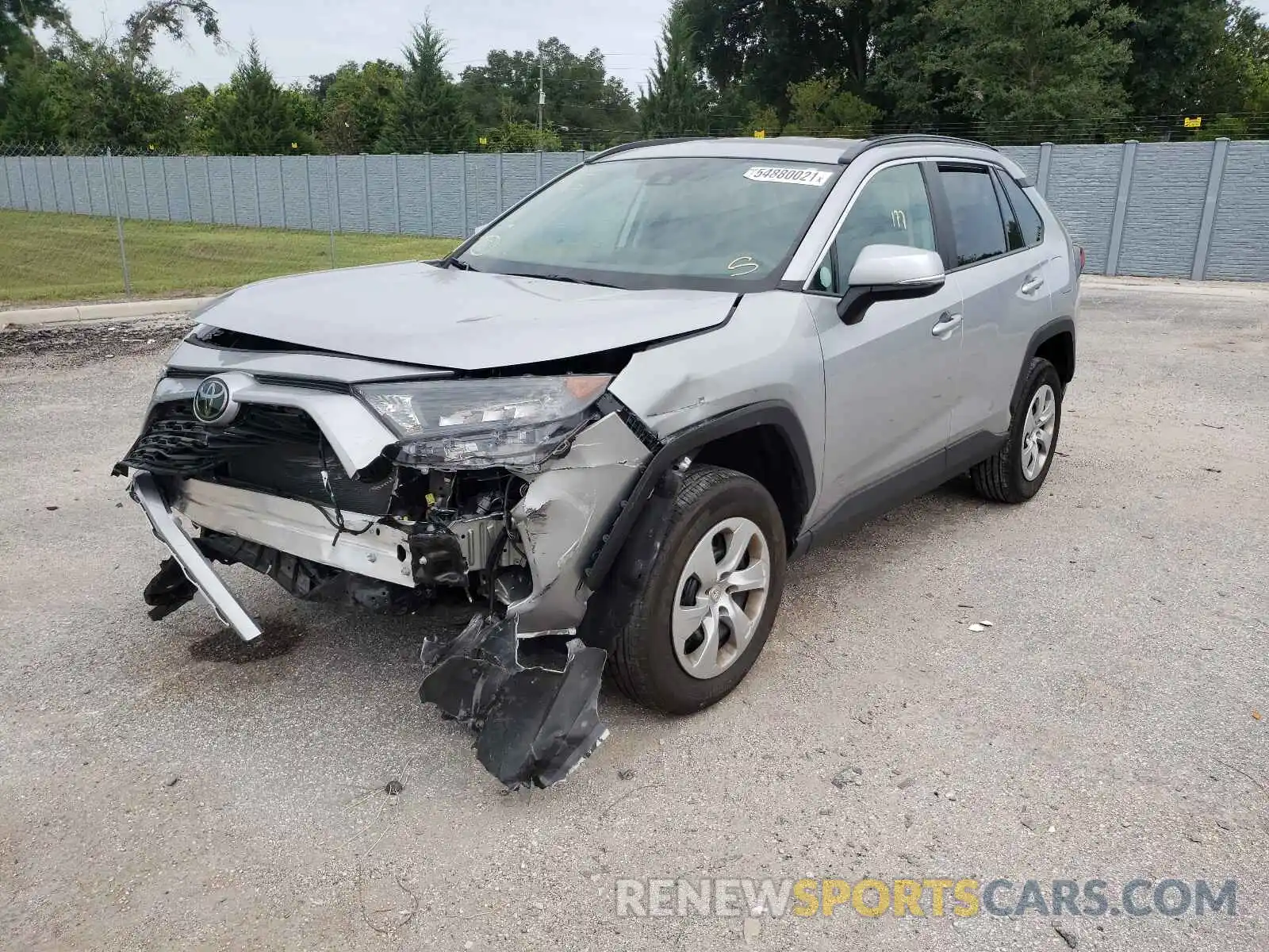 2 Photograph of a damaged car 2T3K1RFV6KW038196 TOYOTA RAV4 2019