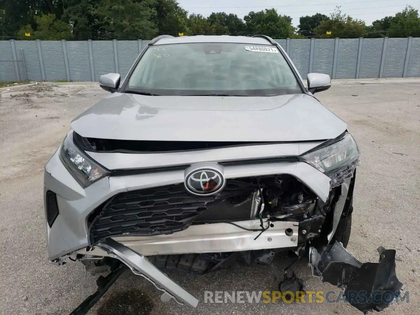 7 Photograph of a damaged car 2T3K1RFV6KW038196 TOYOTA RAV4 2019