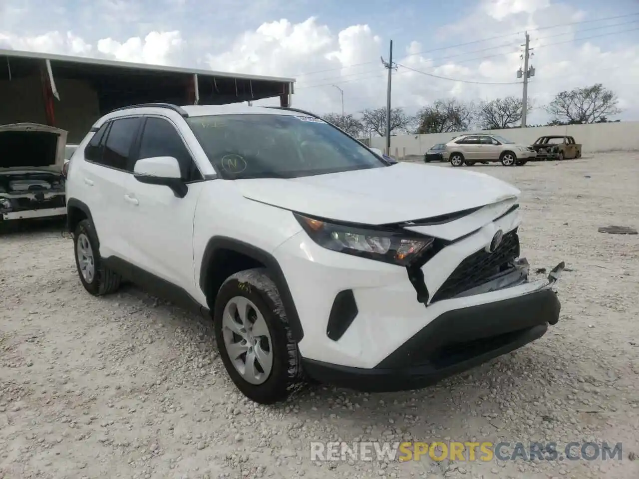 1 Photograph of a damaged car 2T3K1RFV6KW054382 TOYOTA RAV4 2019