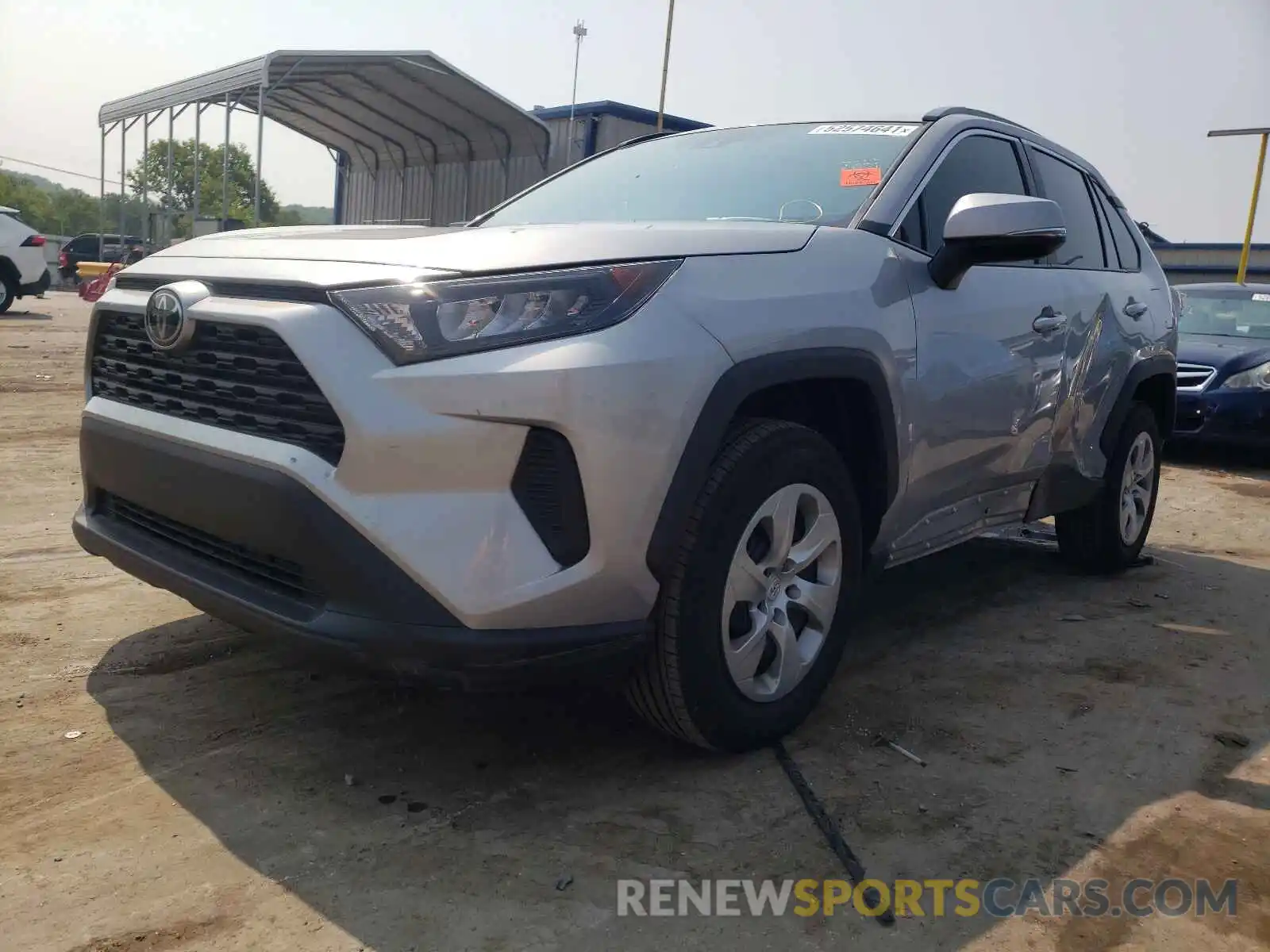 2 Photograph of a damaged car 2T3K1RFV6KW057198 TOYOTA RAV4 2019