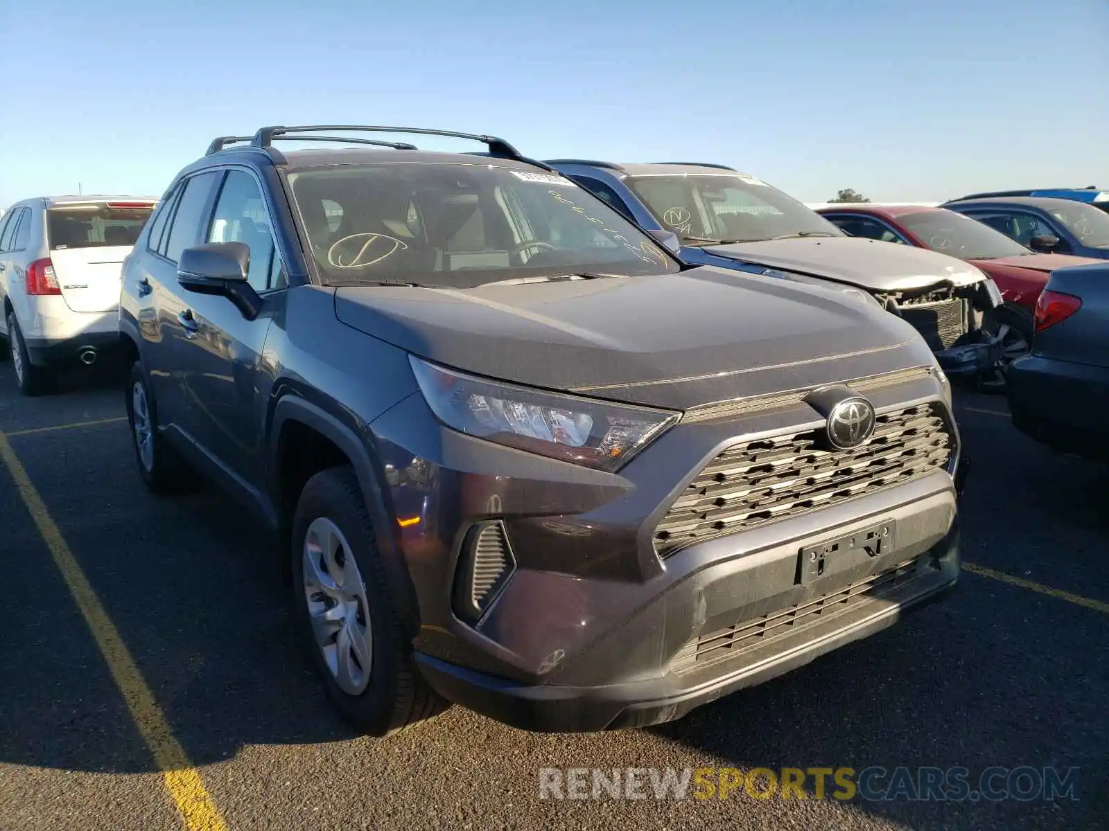 1 Photograph of a damaged car 2T3K1RFV7KC014264 TOYOTA RAV4 2019