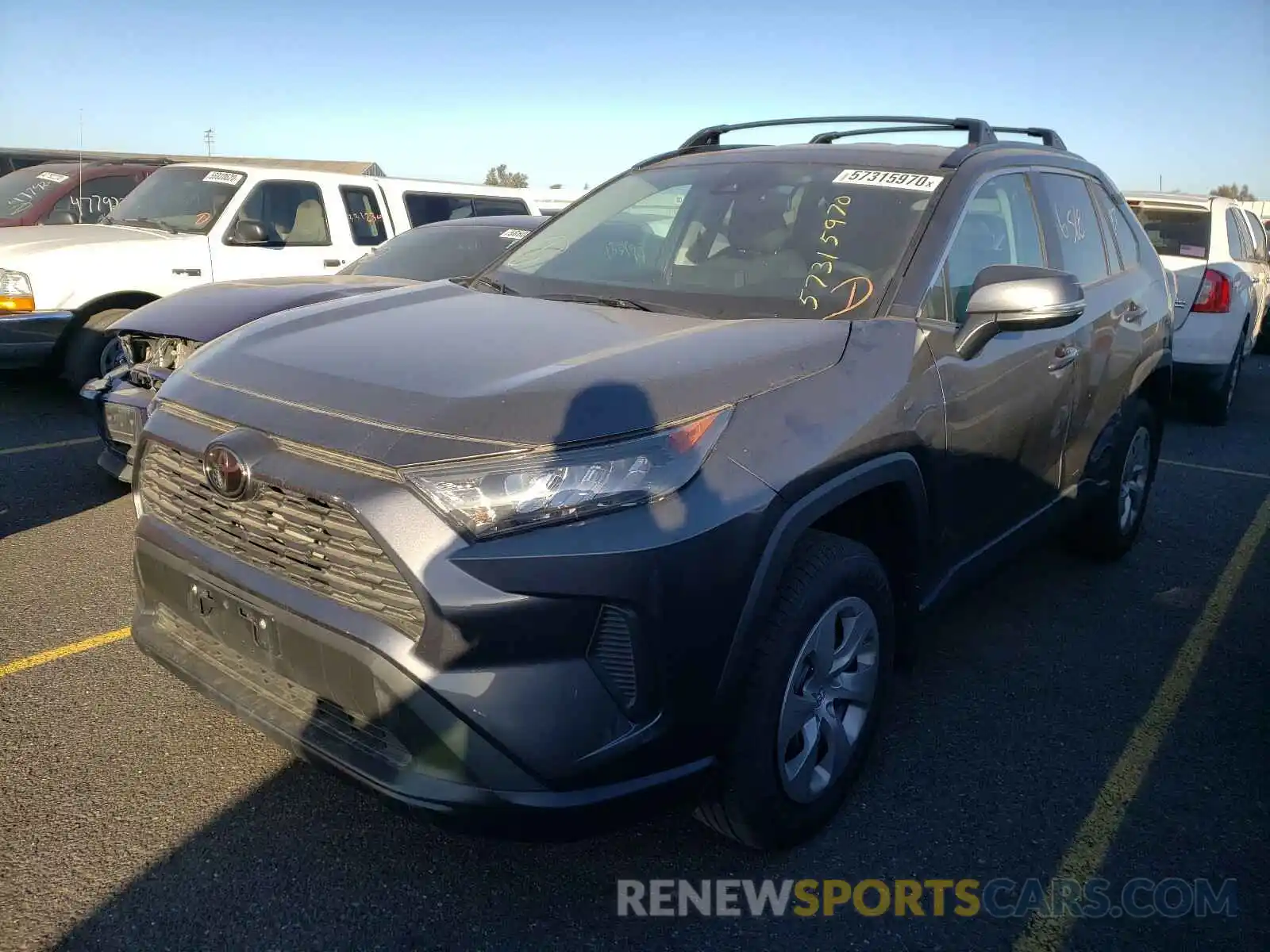 2 Photograph of a damaged car 2T3K1RFV7KC014264 TOYOTA RAV4 2019