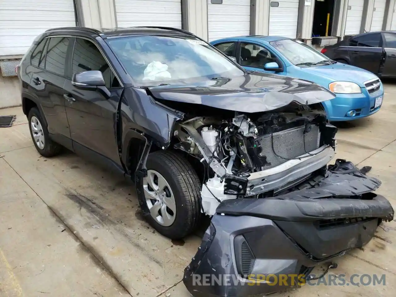 1 Photograph of a damaged car 2T3K1RFV7KW036411 TOYOTA RAV4 2019