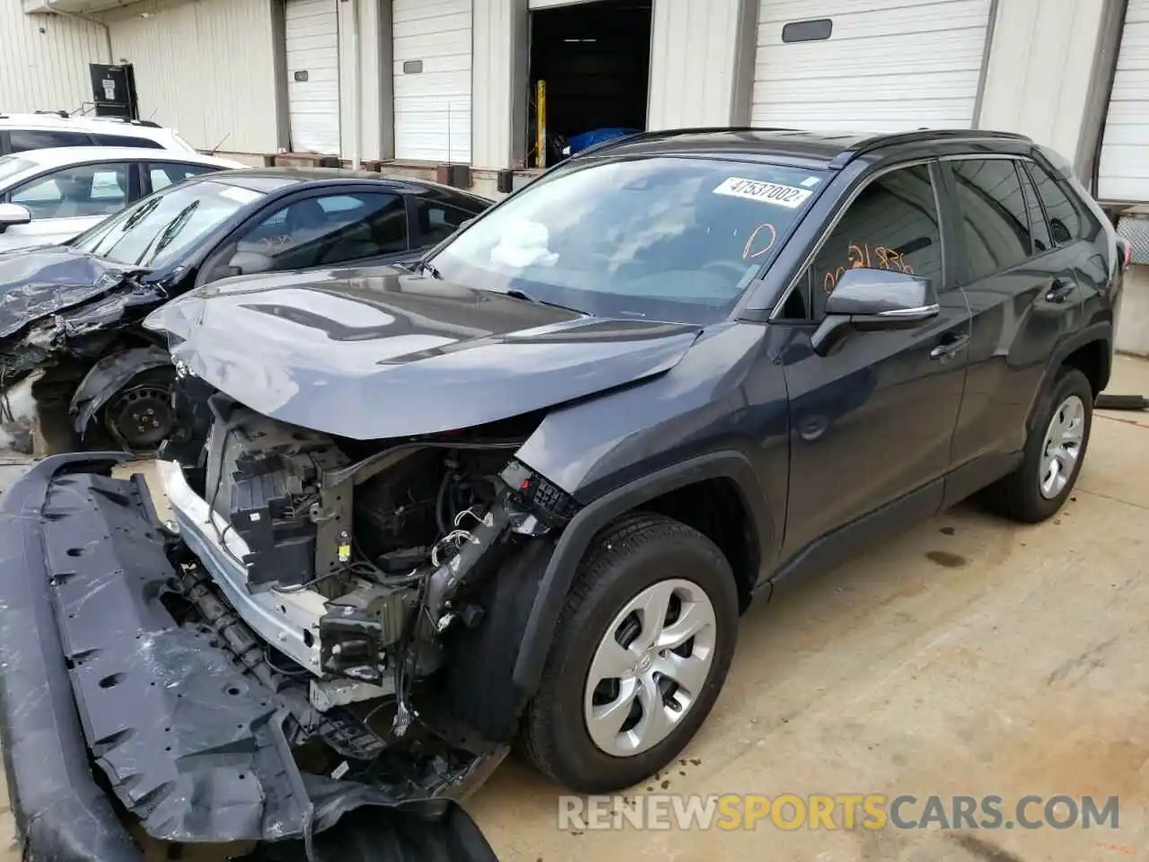 2 Photograph of a damaged car 2T3K1RFV7KW036411 TOYOTA RAV4 2019