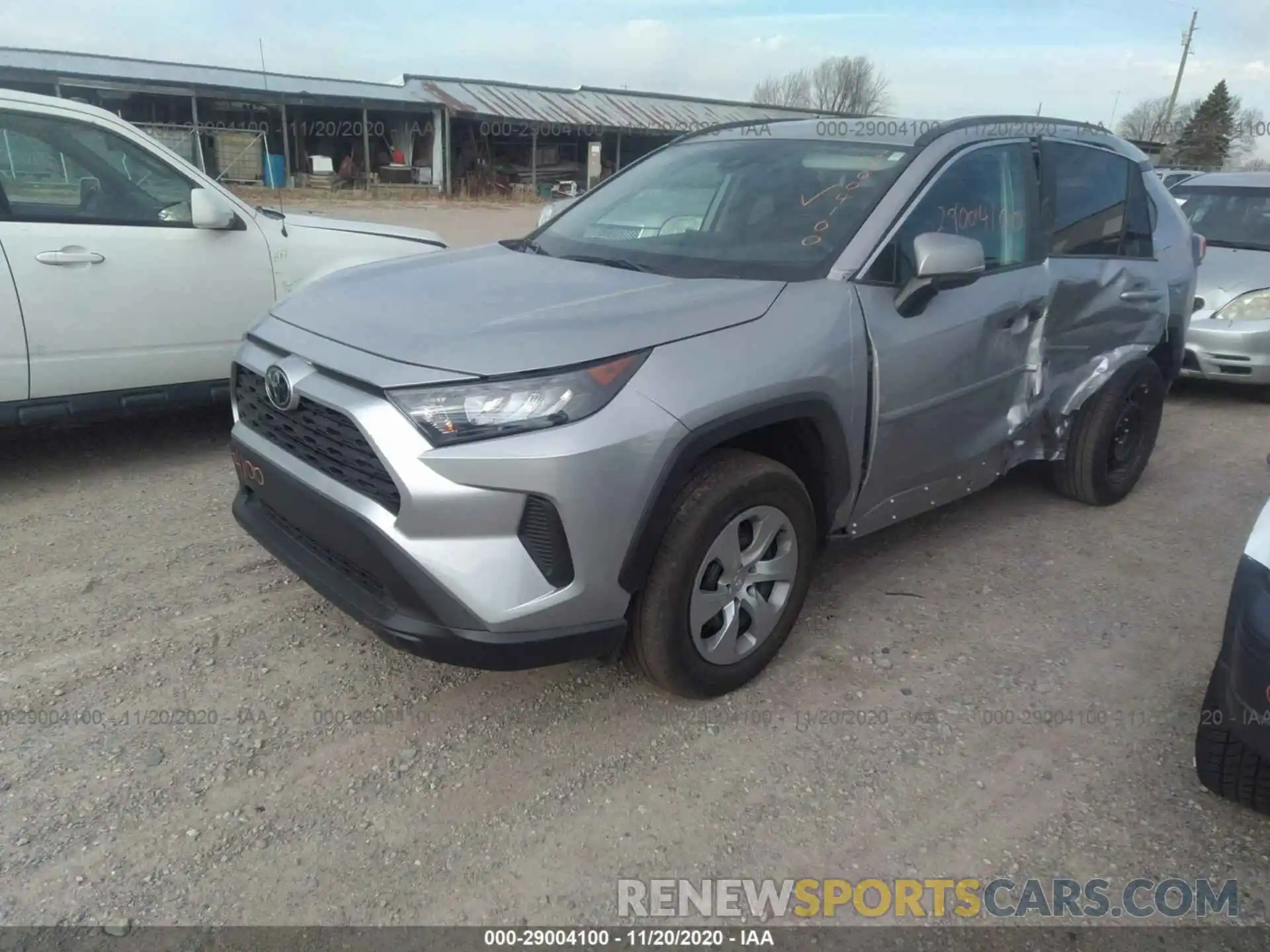 2 Photograph of a damaged car 2T3K1RFV7KW040328 TOYOTA RAV4 2019