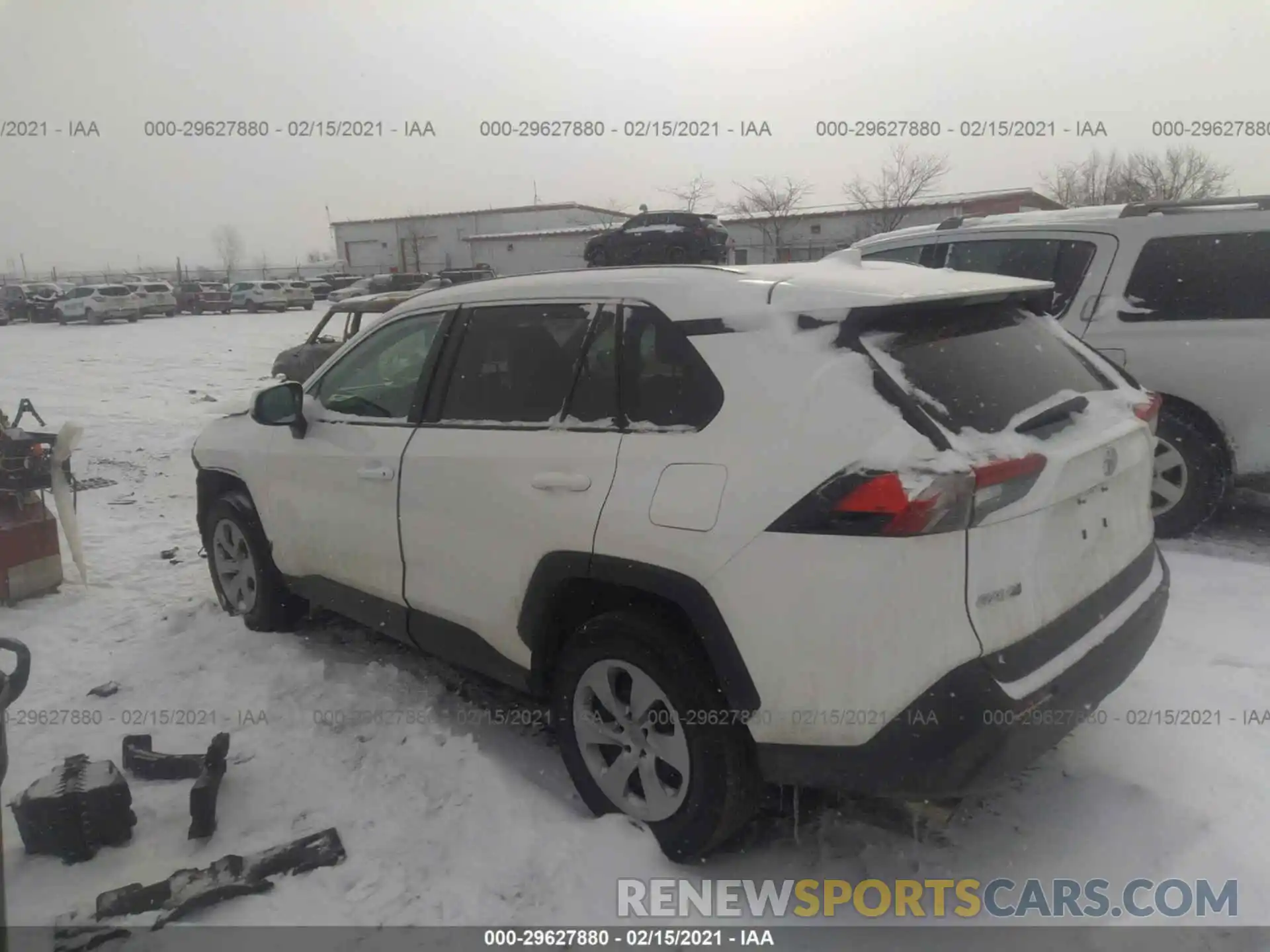 3 Photograph of a damaged car 2T3K1RFV7KW054259 TOYOTA RAV4 2019