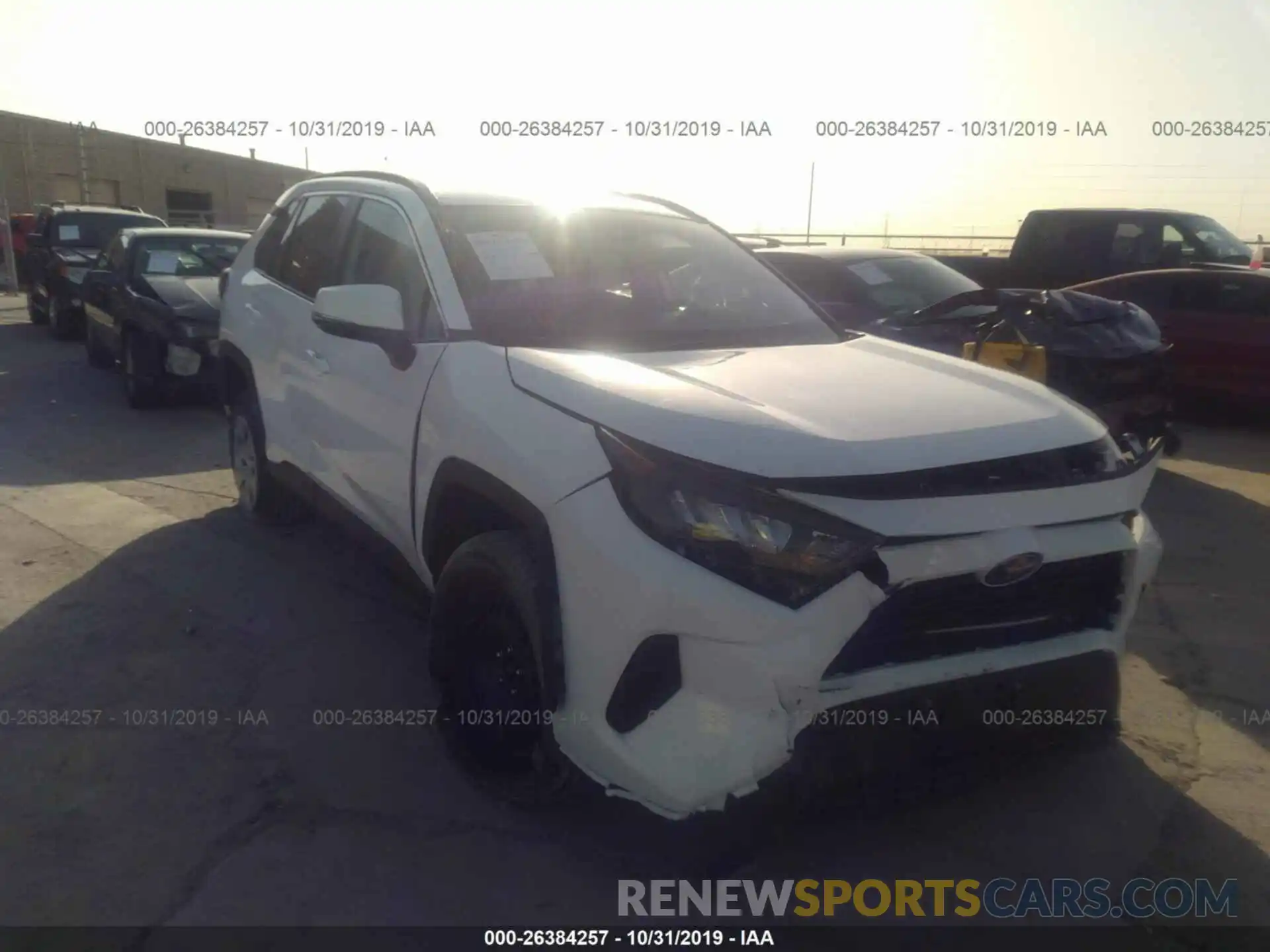 1 Photograph of a damaged car 2T3K1RFV8KC020851 TOYOTA RAV4 2019