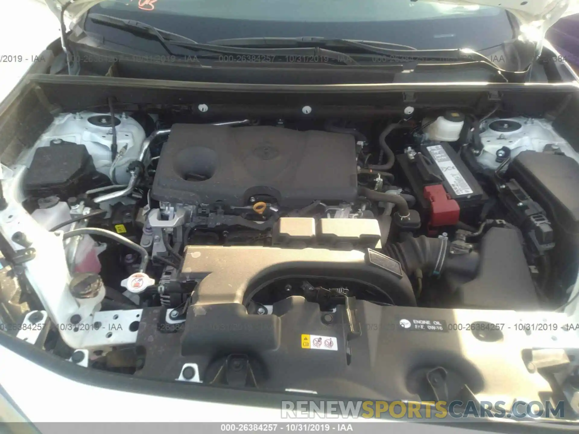 10 Фотография поврежденного автомобиля 2T3K1RFV8KC020851 TOYOTA RAV4 2019