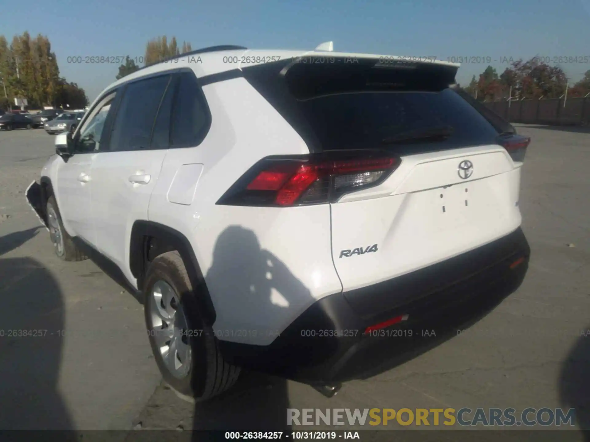 3 Photograph of a damaged car 2T3K1RFV8KC020851 TOYOTA RAV4 2019