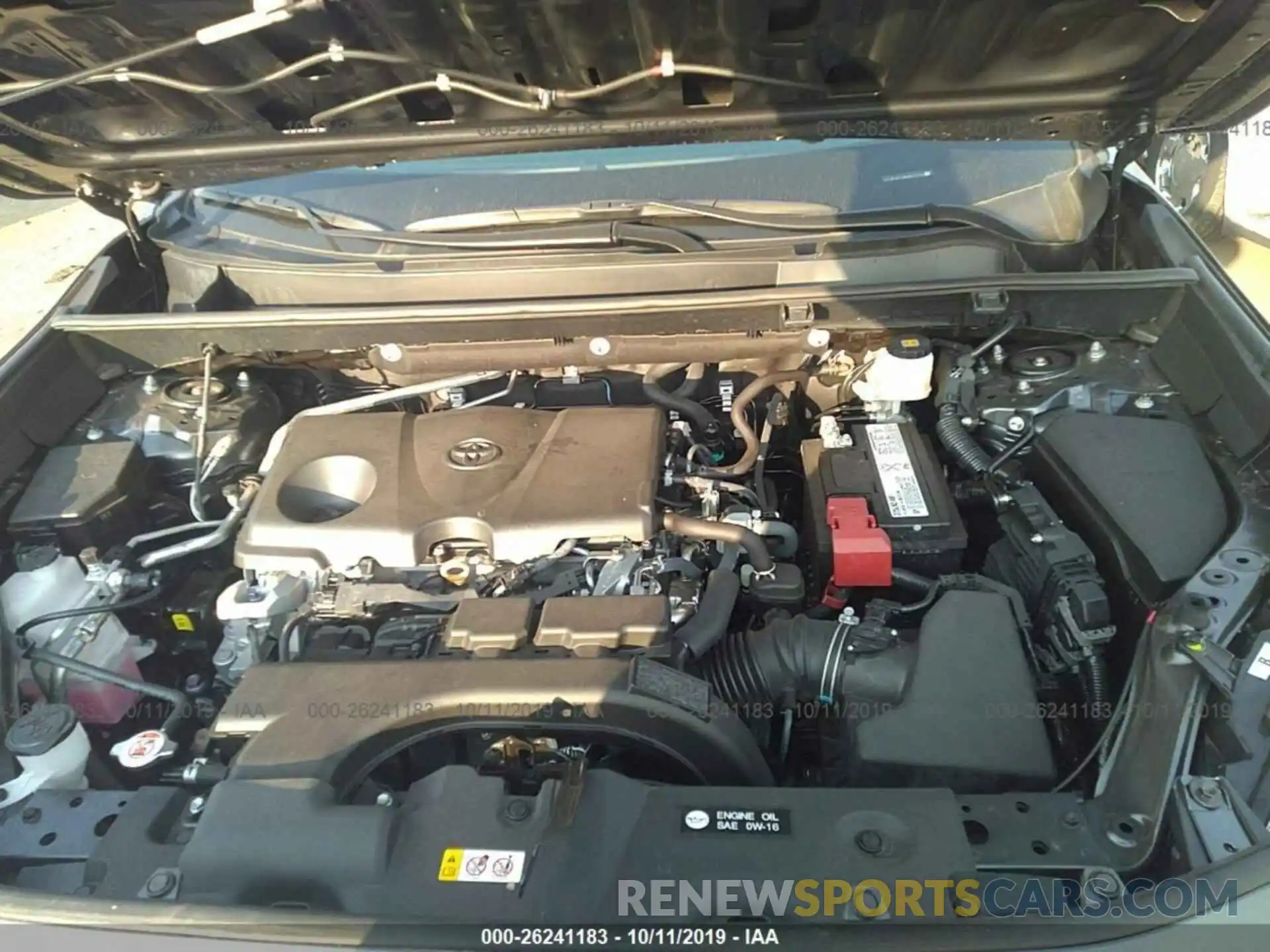 10 Фотография поврежденного автомобиля 2T3K1RFV8KW022422 TOYOTA RAV4 2019