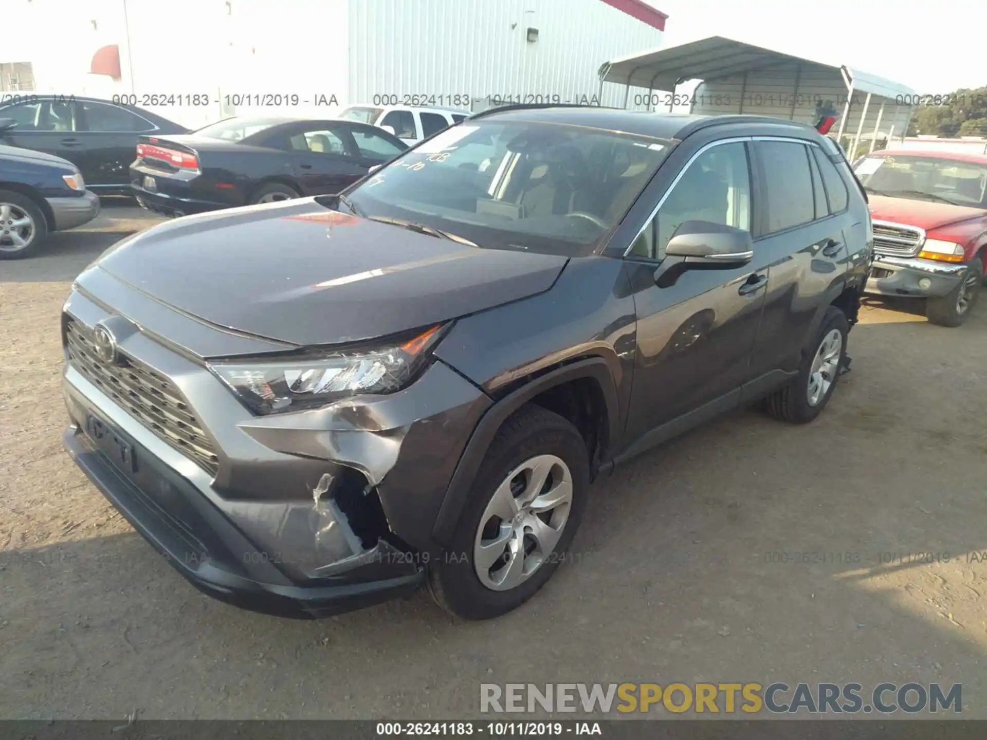 2 Фотография поврежденного автомобиля 2T3K1RFV8KW022422 TOYOTA RAV4 2019