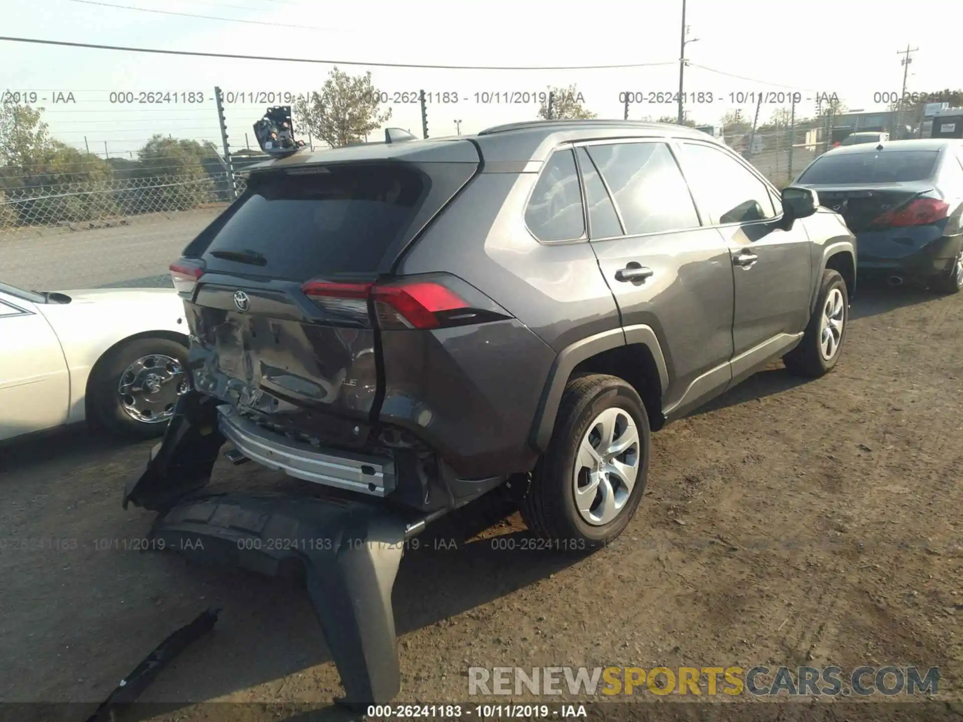 4 Фотография поврежденного автомобиля 2T3K1RFV8KW022422 TOYOTA RAV4 2019