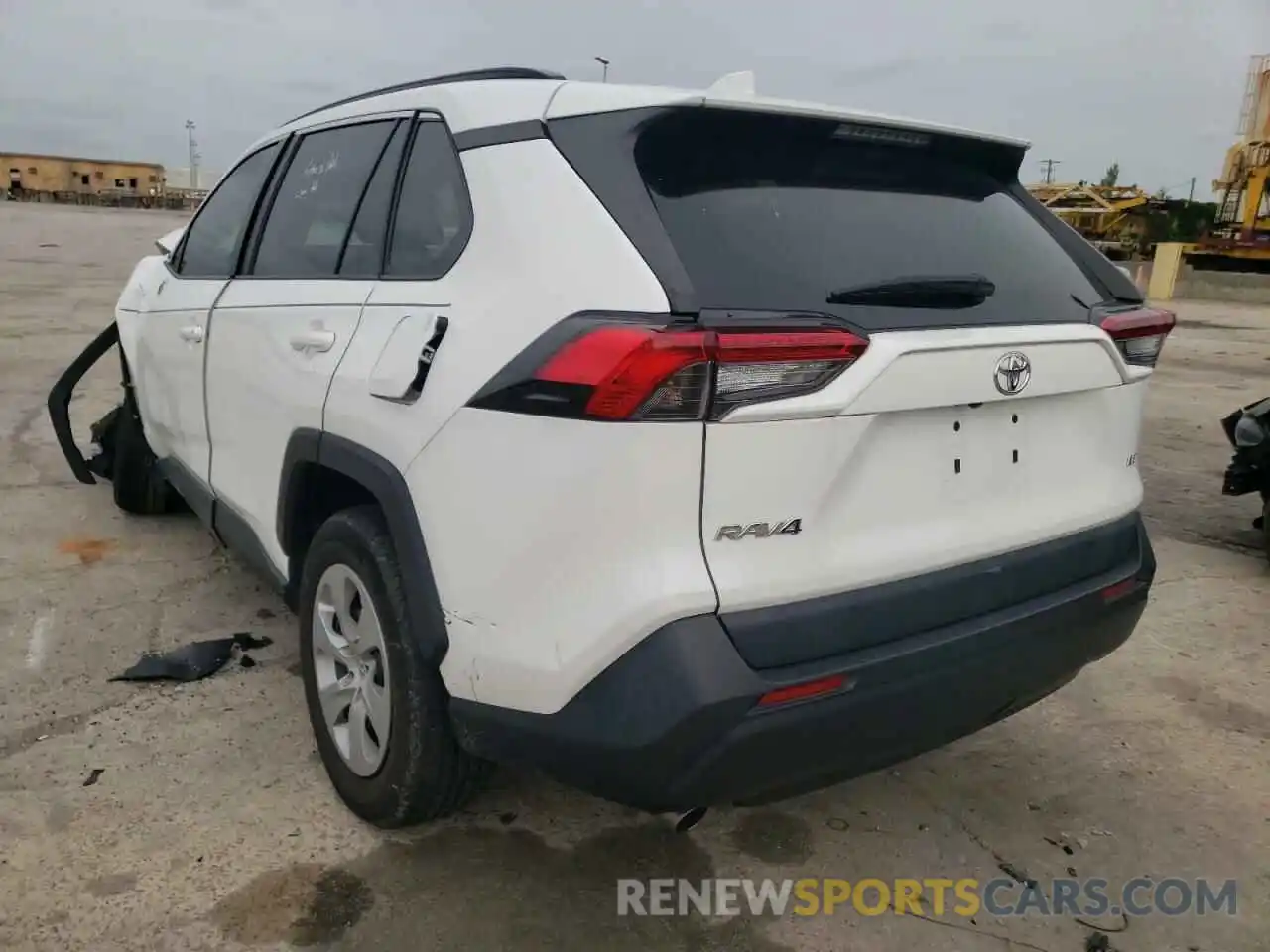 3 Photograph of a damaged car 2T3K1RFV8KW048681 TOYOTA RAV4 2019