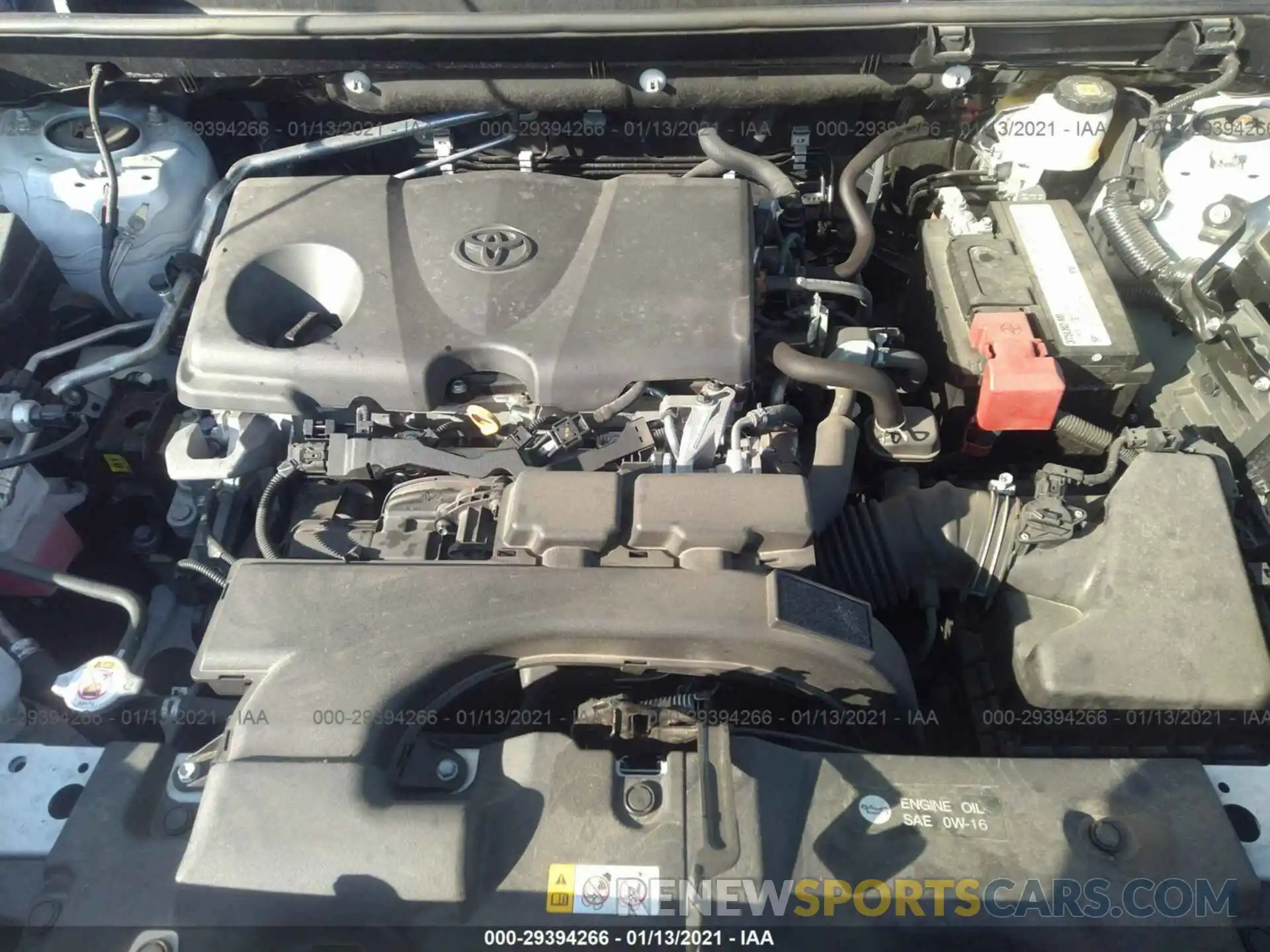 10 Фотография поврежденного автомобиля 2T3K1RFV8KW053248 TOYOTA RAV4 2019