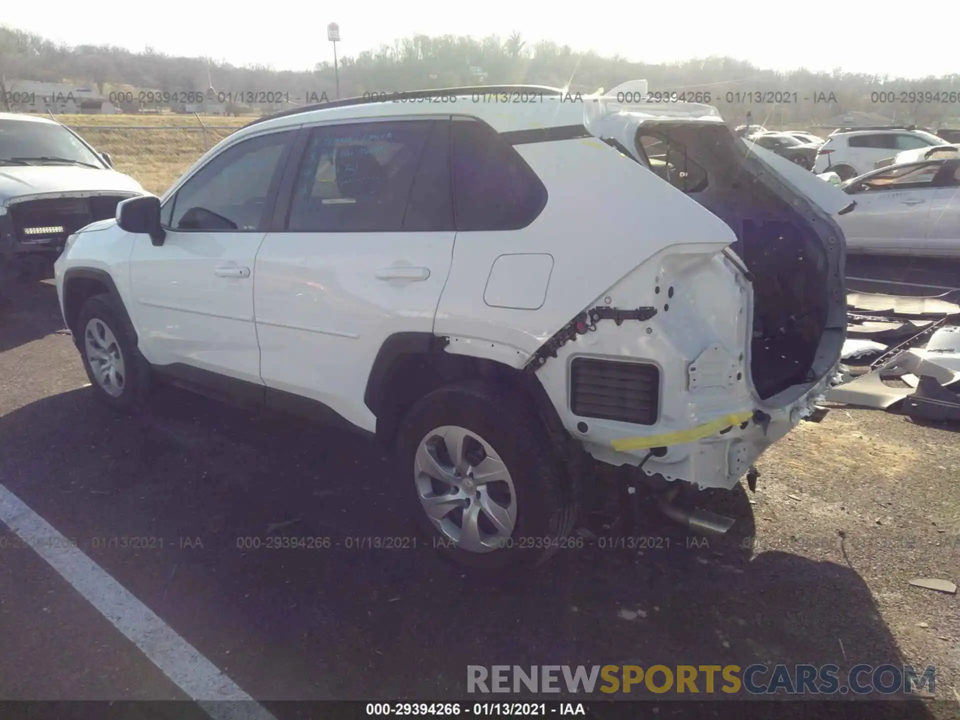 3 Photograph of a damaged car 2T3K1RFV8KW053248 TOYOTA RAV4 2019