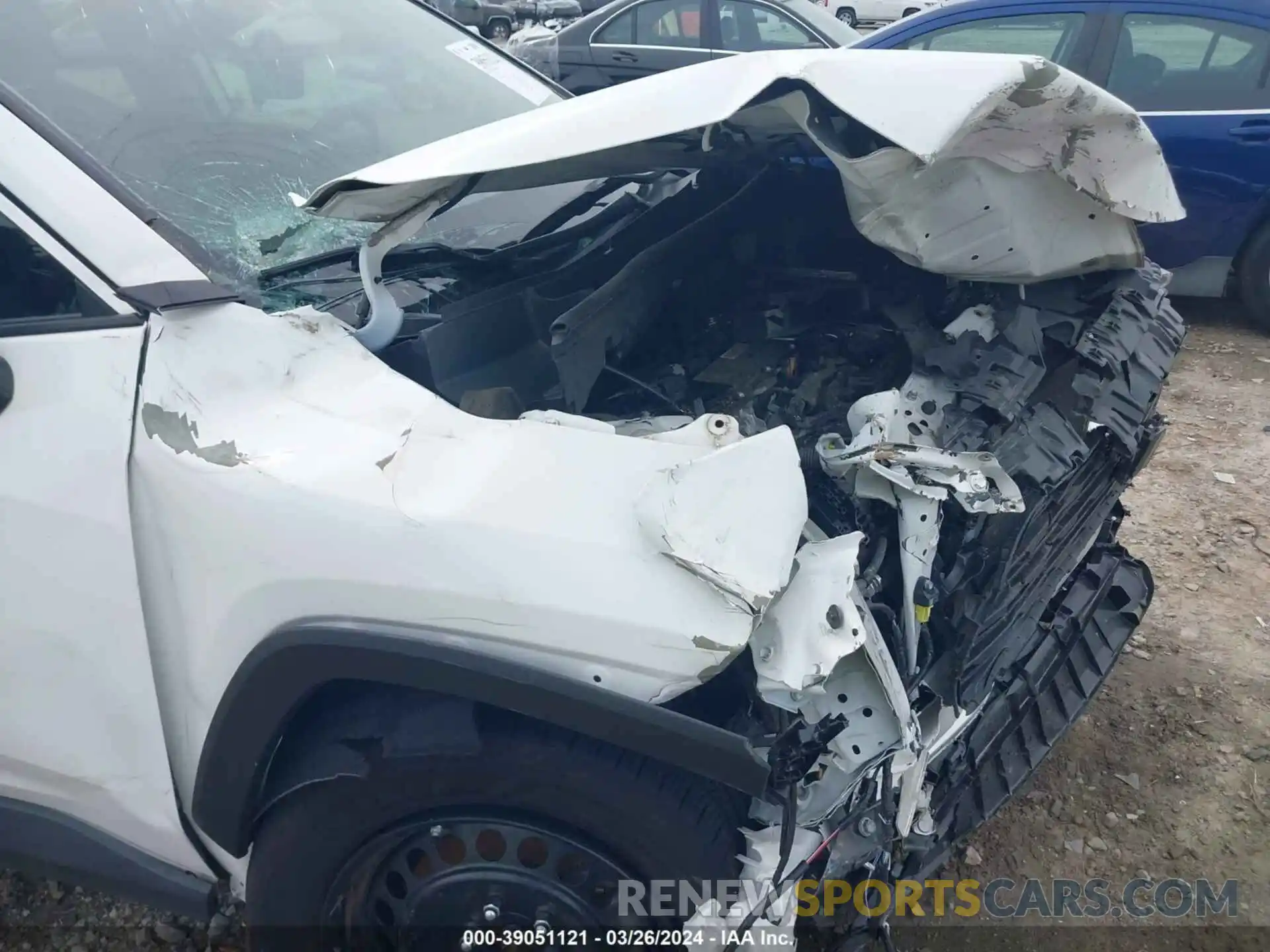 21 Photograph of a damaged car 2T3K1RFV8KW057395 TOYOTA RAV4 2019