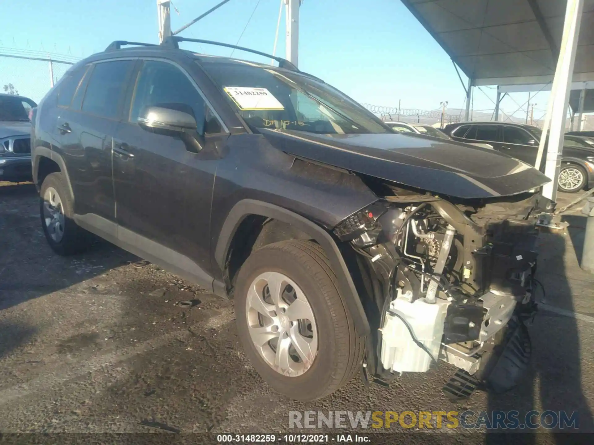 1 Photograph of a damaged car 2T3K1RFV9KC013827 TOYOTA RAV4 2019