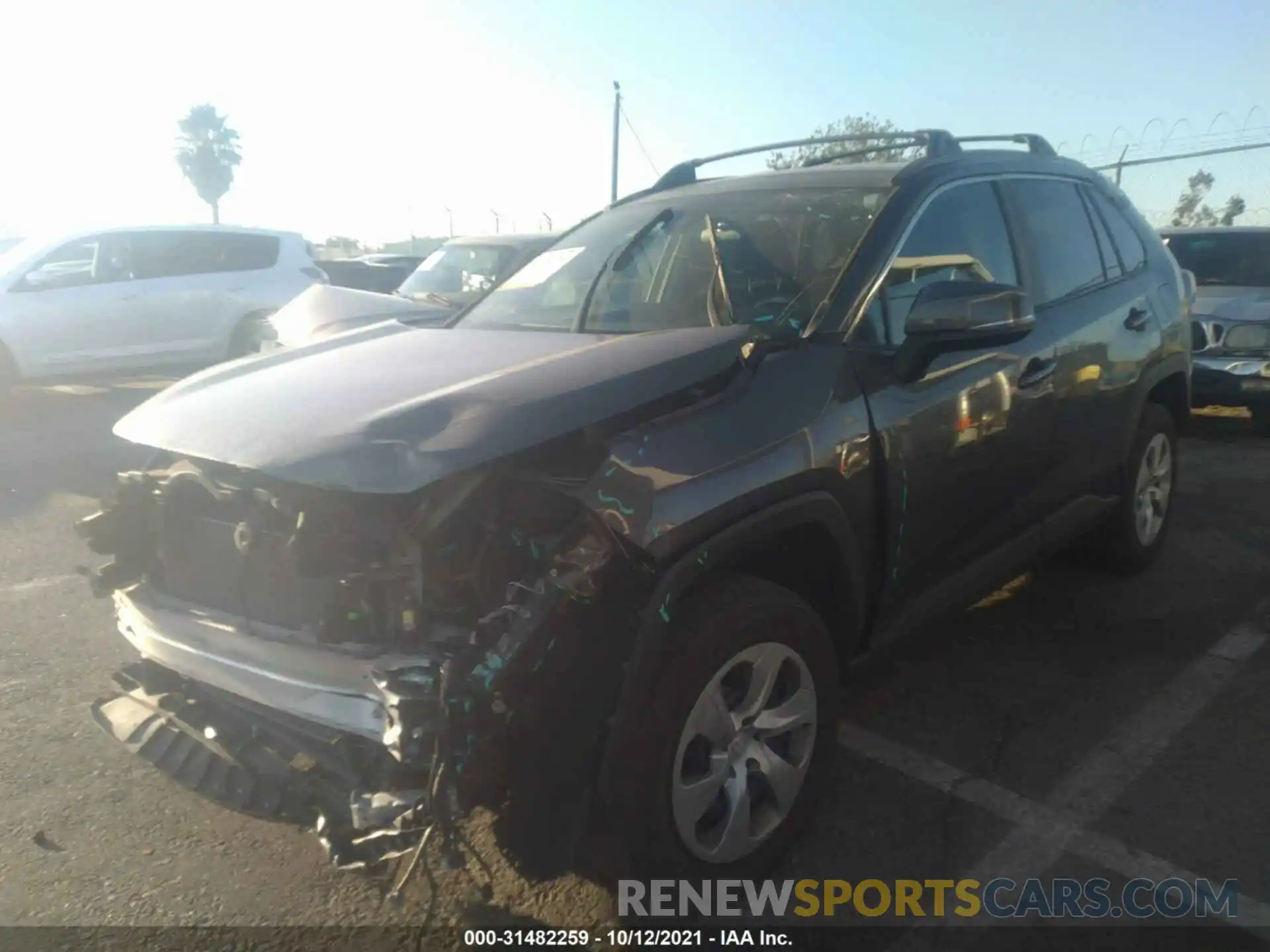 2 Photograph of a damaged car 2T3K1RFV9KC013827 TOYOTA RAV4 2019