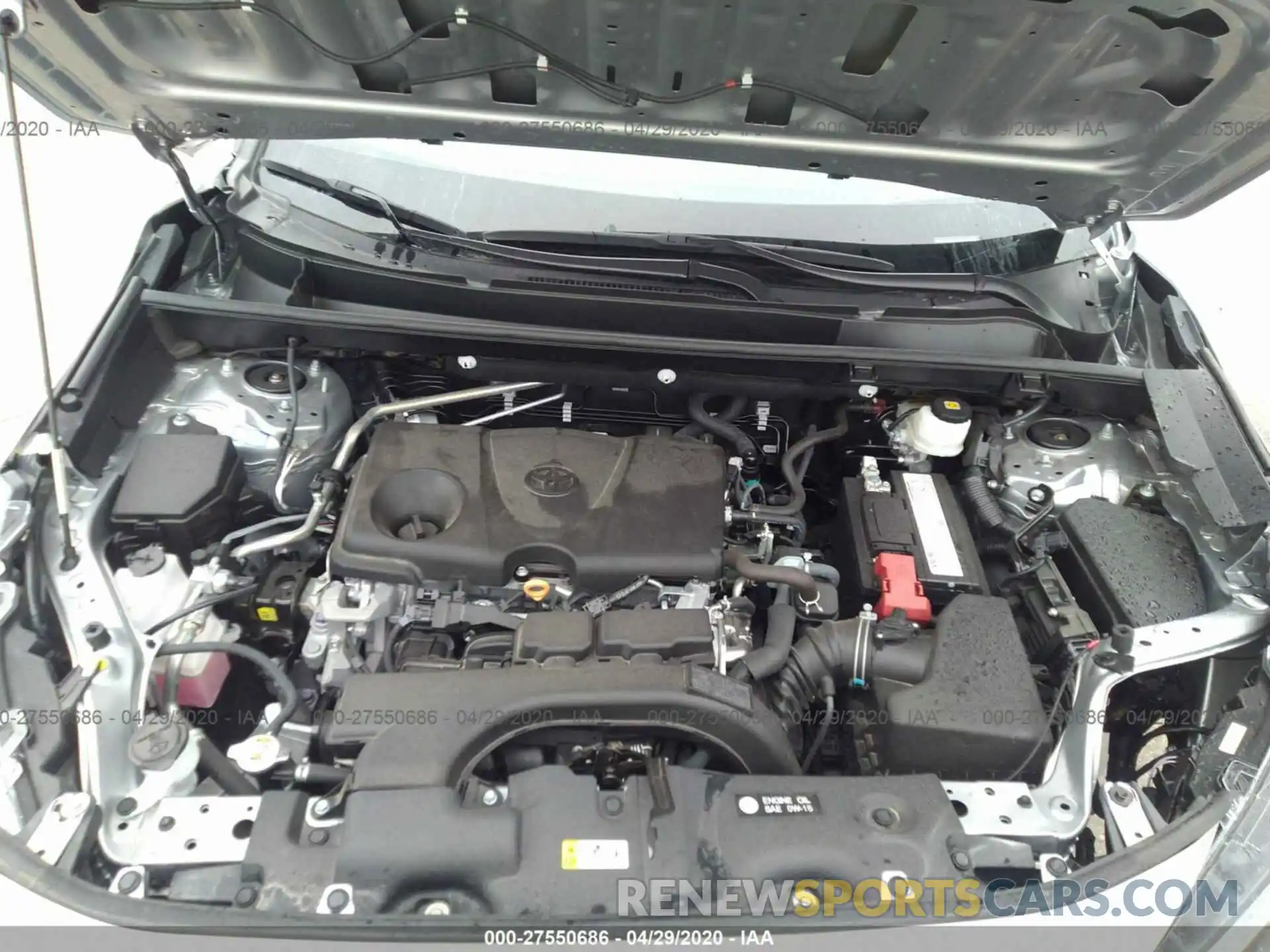 10 Фотография поврежденного автомобиля 2T3K1RFV9KW010926 TOYOTA RAV4 2019