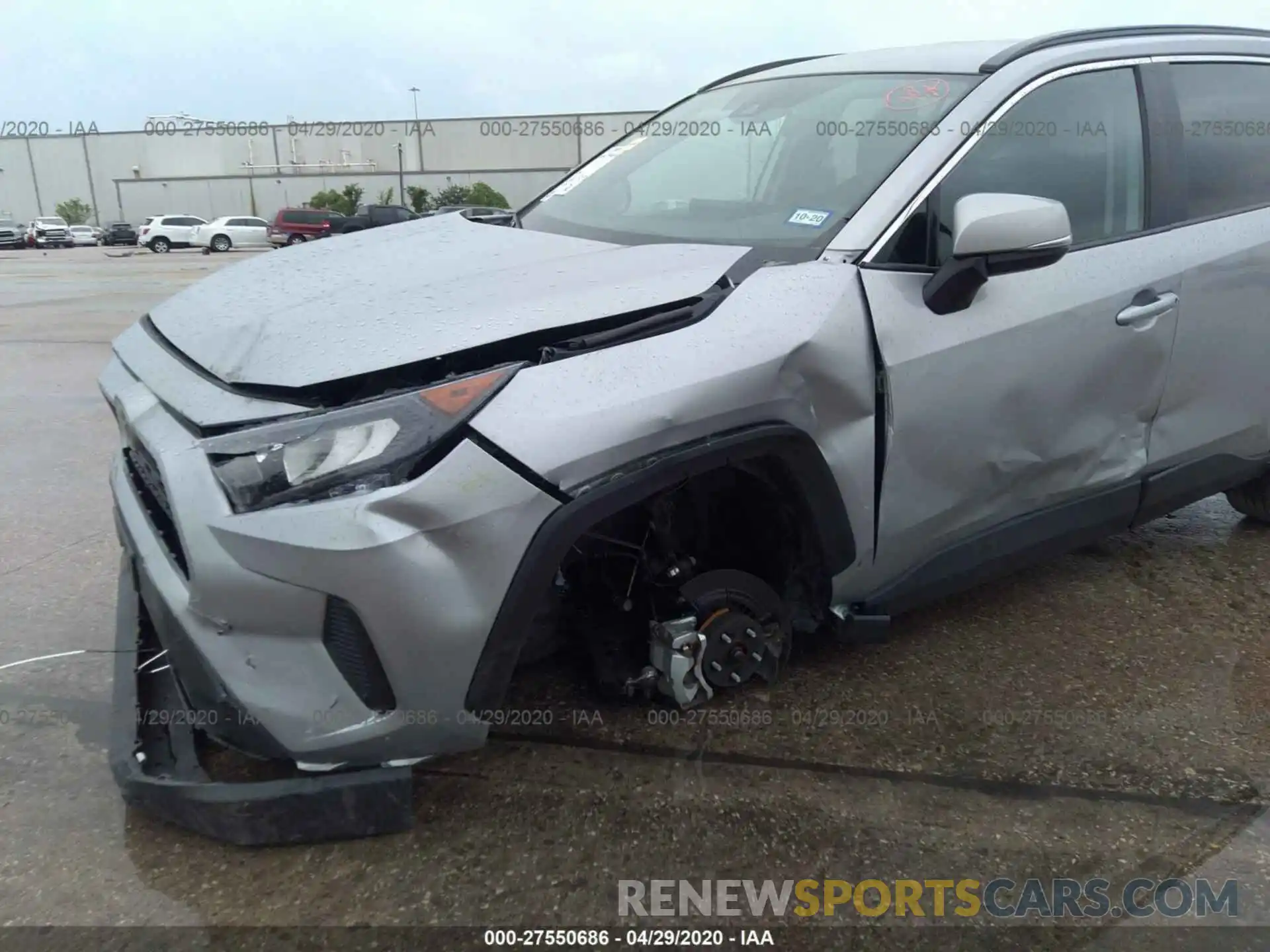 6 Photograph of a damaged car 2T3K1RFV9KW010926 TOYOTA RAV4 2019