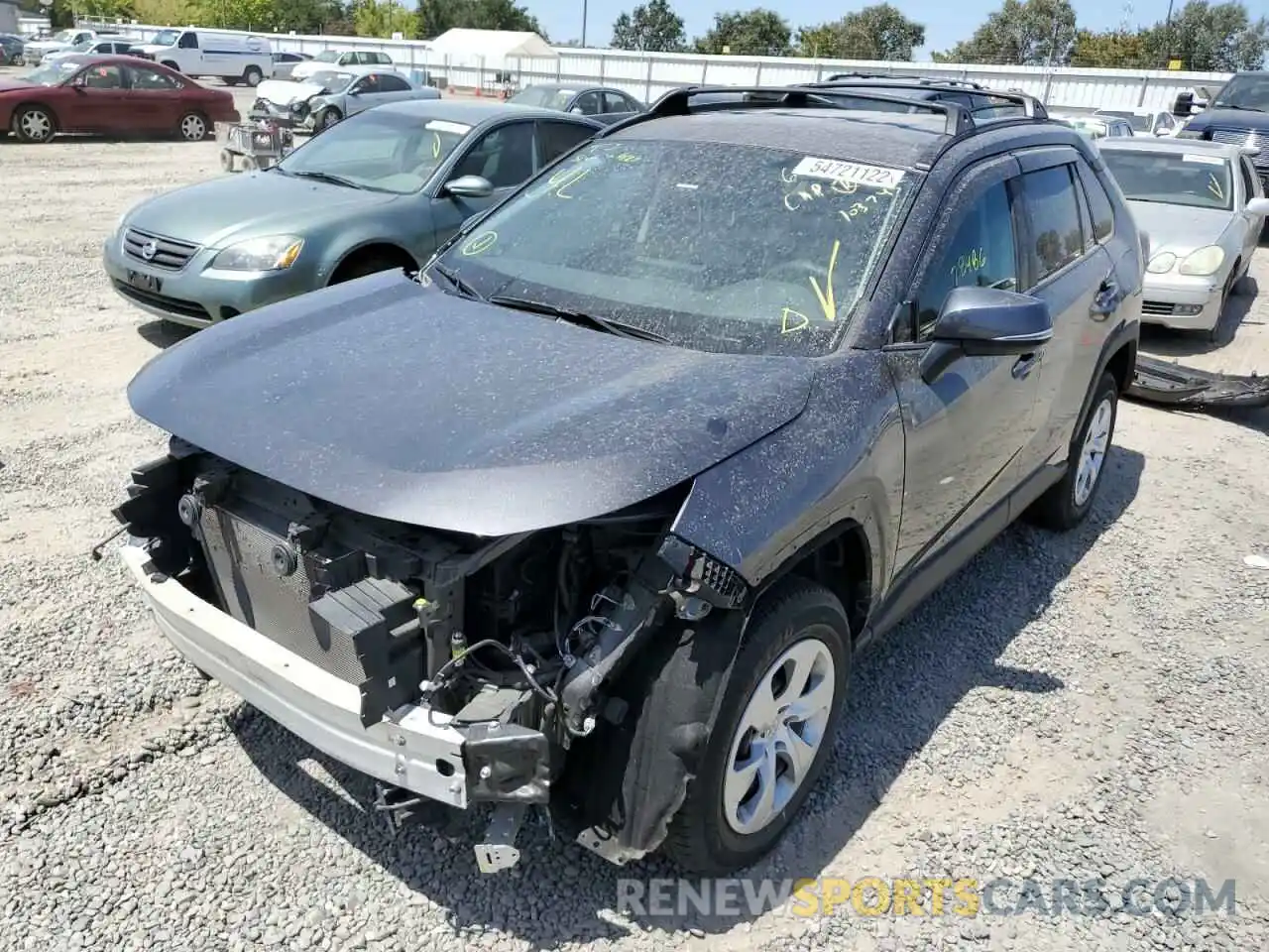 2 Photograph of a damaged car 2T3K1RFV9KW012370 TOYOTA RAV4 2019